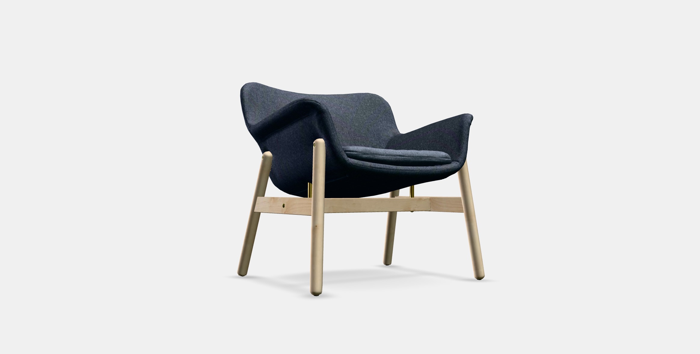 VEDBO Armchair 1 Low-poly 3D model_3