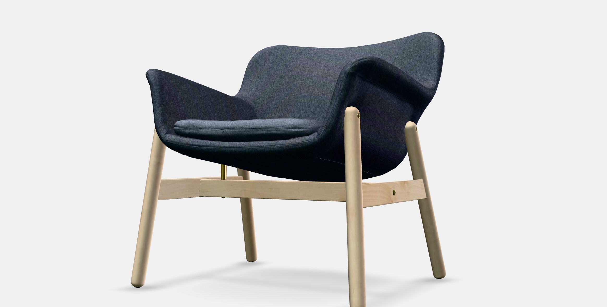 VEDBO Armchair 1 Low-poly 3D model_13