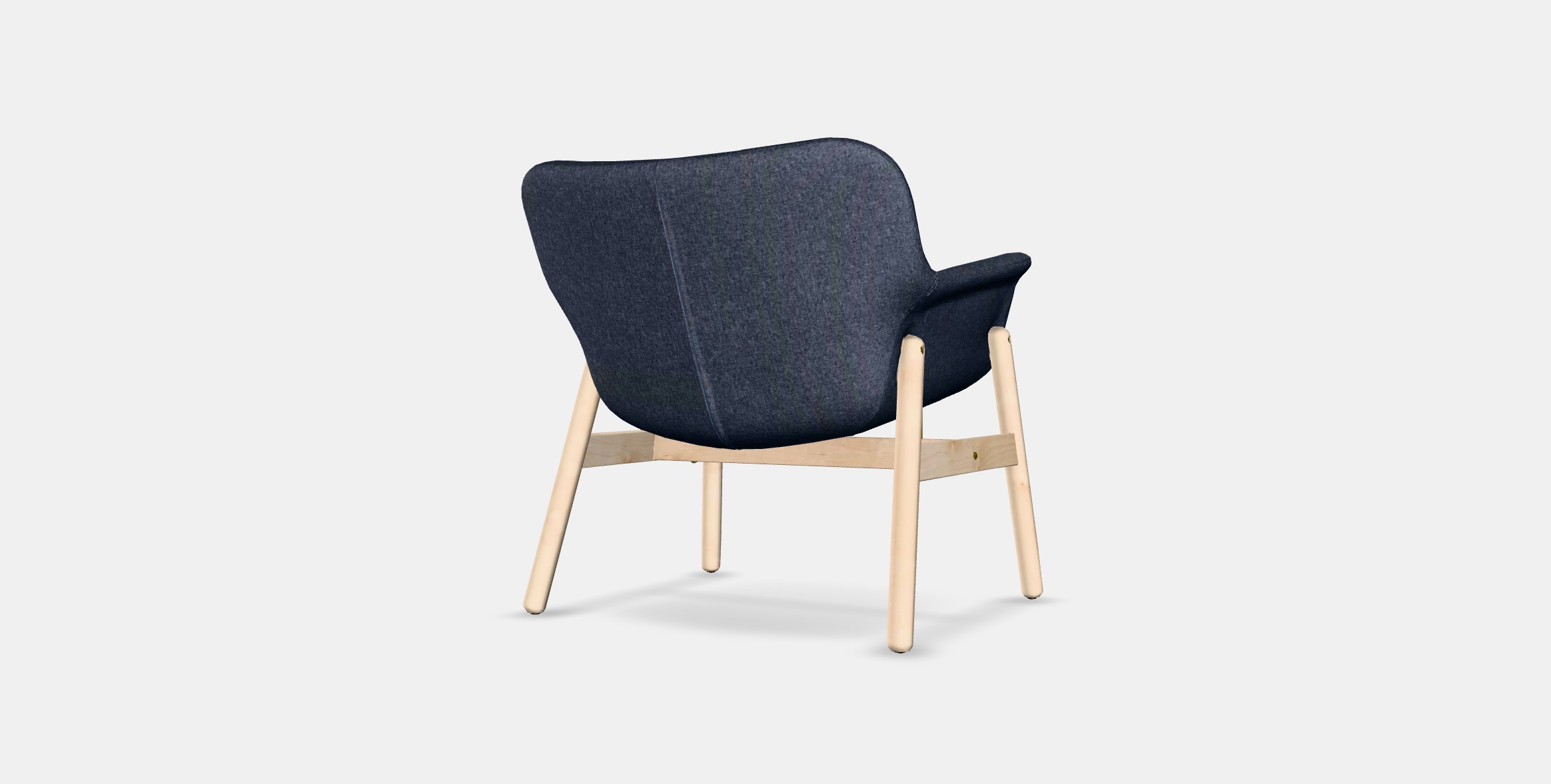 VEDBO Armchair 1 Low-poly 3D model_4
