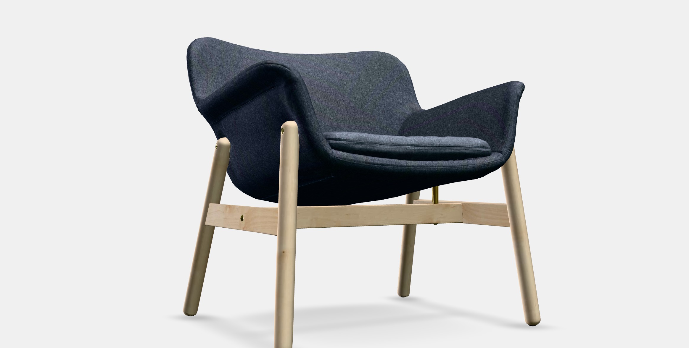VEDBO Armchair 1 Low-poly 3D model_9