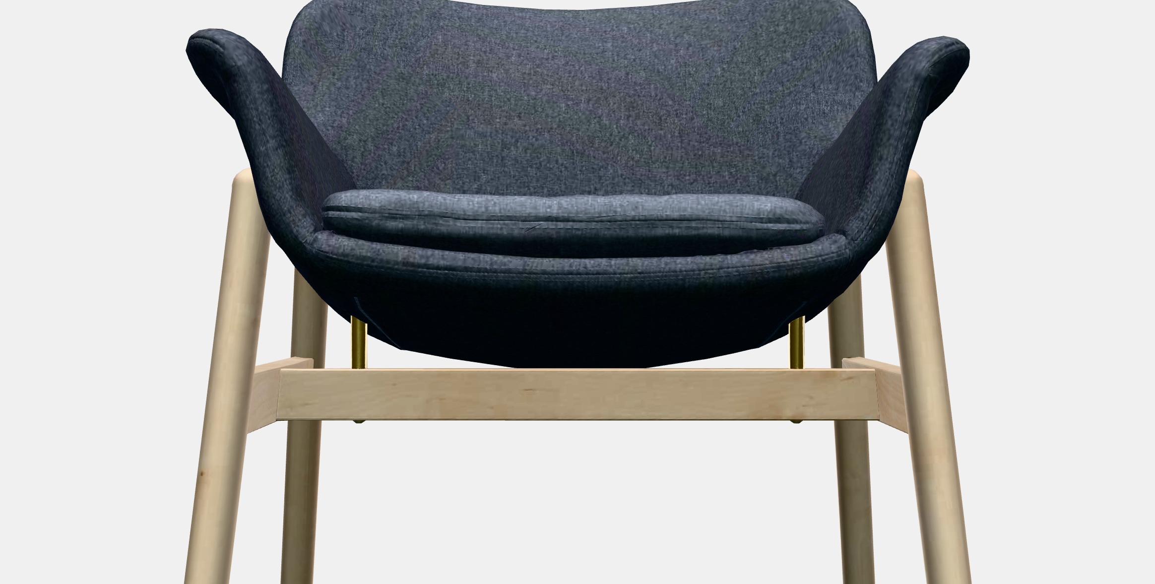 VEDBO Armchair 1 Low-poly 3D model_11