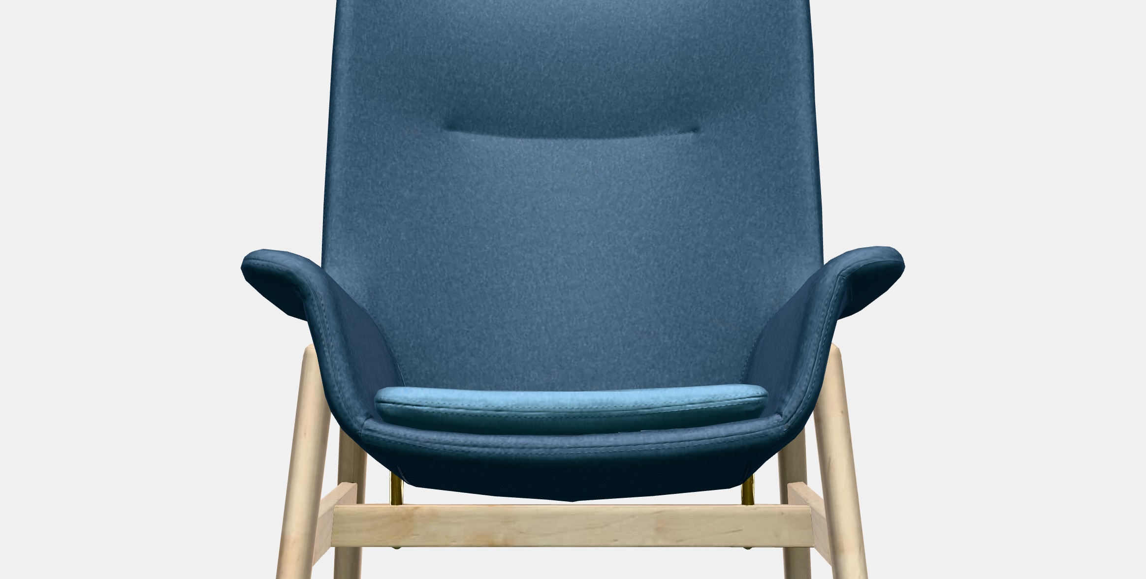 VEDBO High-back armchair 1 Low-poly 3D model_11