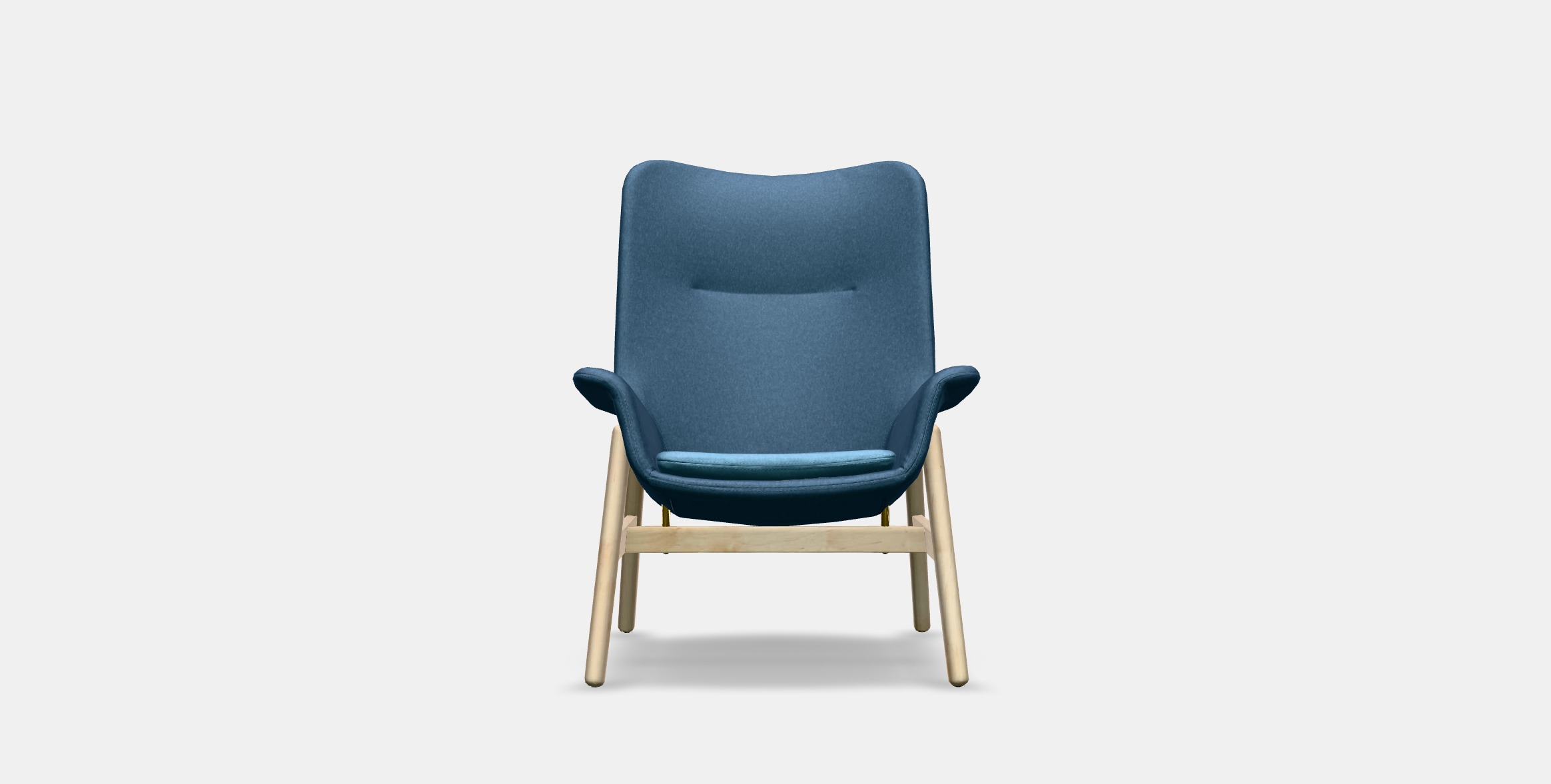 VEDBO High-back armchair 1 Low-poly 3D model_10
