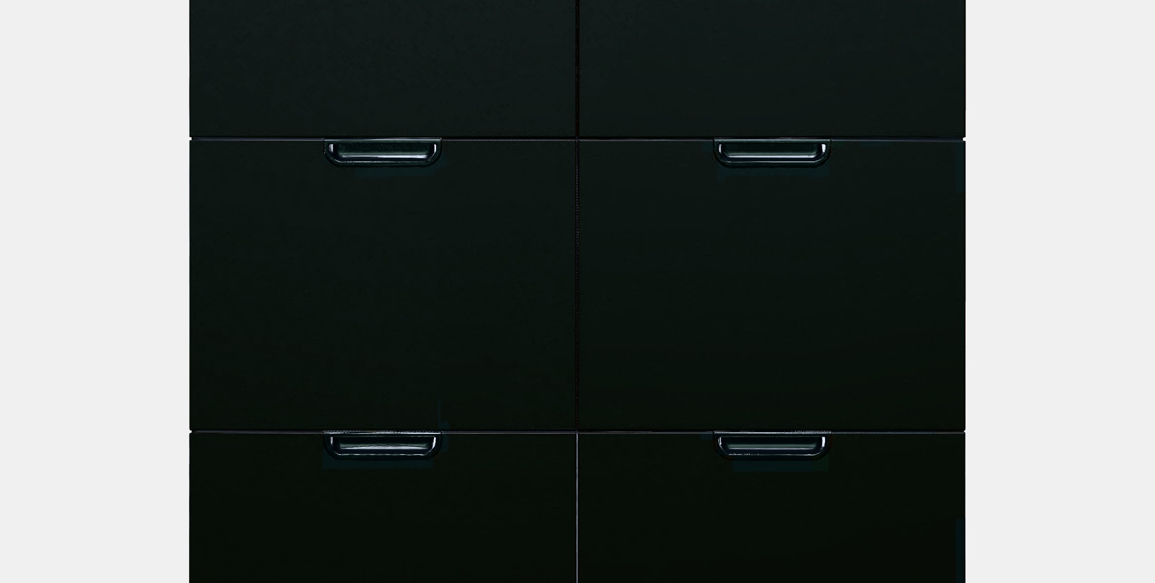 GALANT Storage combination with filing Low-poly 3D model_11