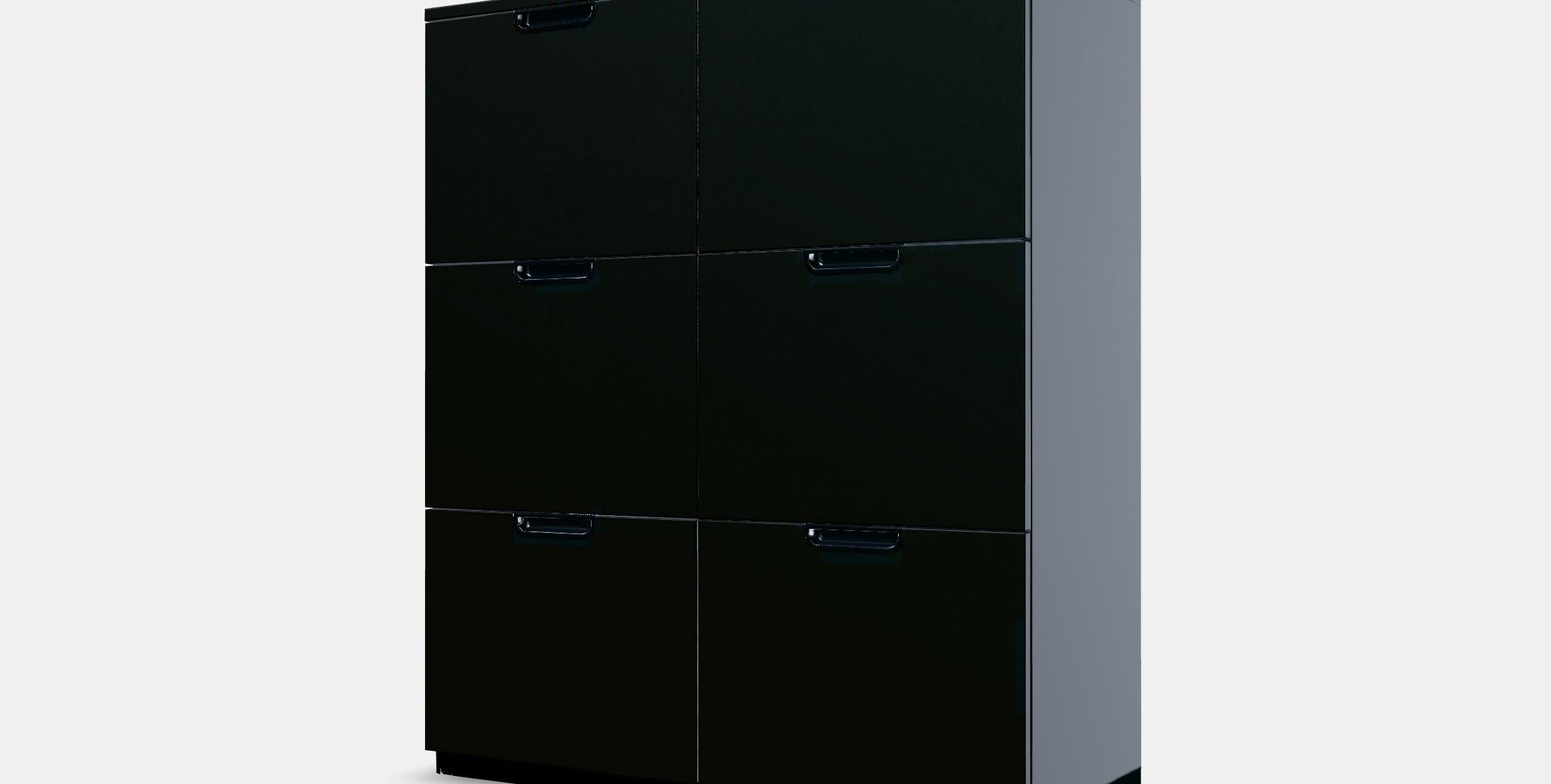 GALANT Storage combination with filing Low-poly 3D model_13