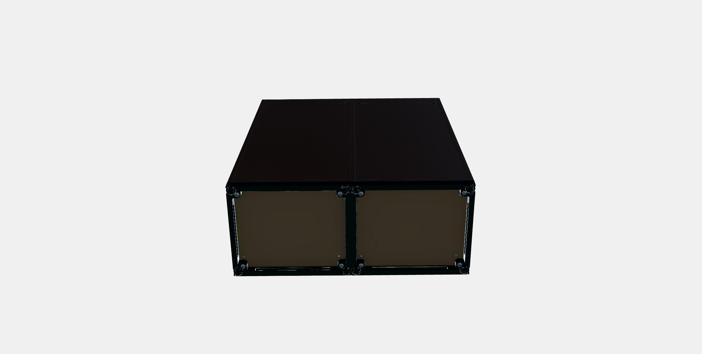 GALANT Storage combination with filing Low-poly 3D model_6