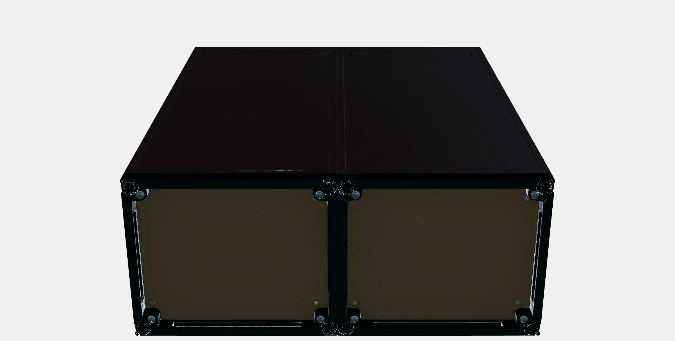 GALANT Storage combination with filing Low-poly 3D model_7