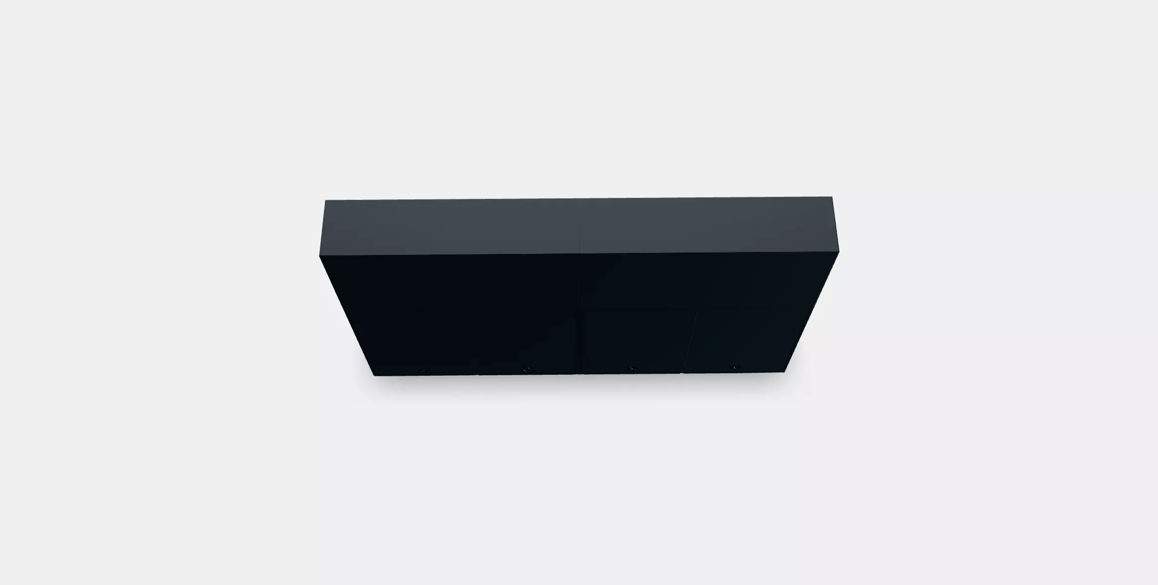 GALANT Storage combination w sliding doors 1 Low-poly 3D model_0