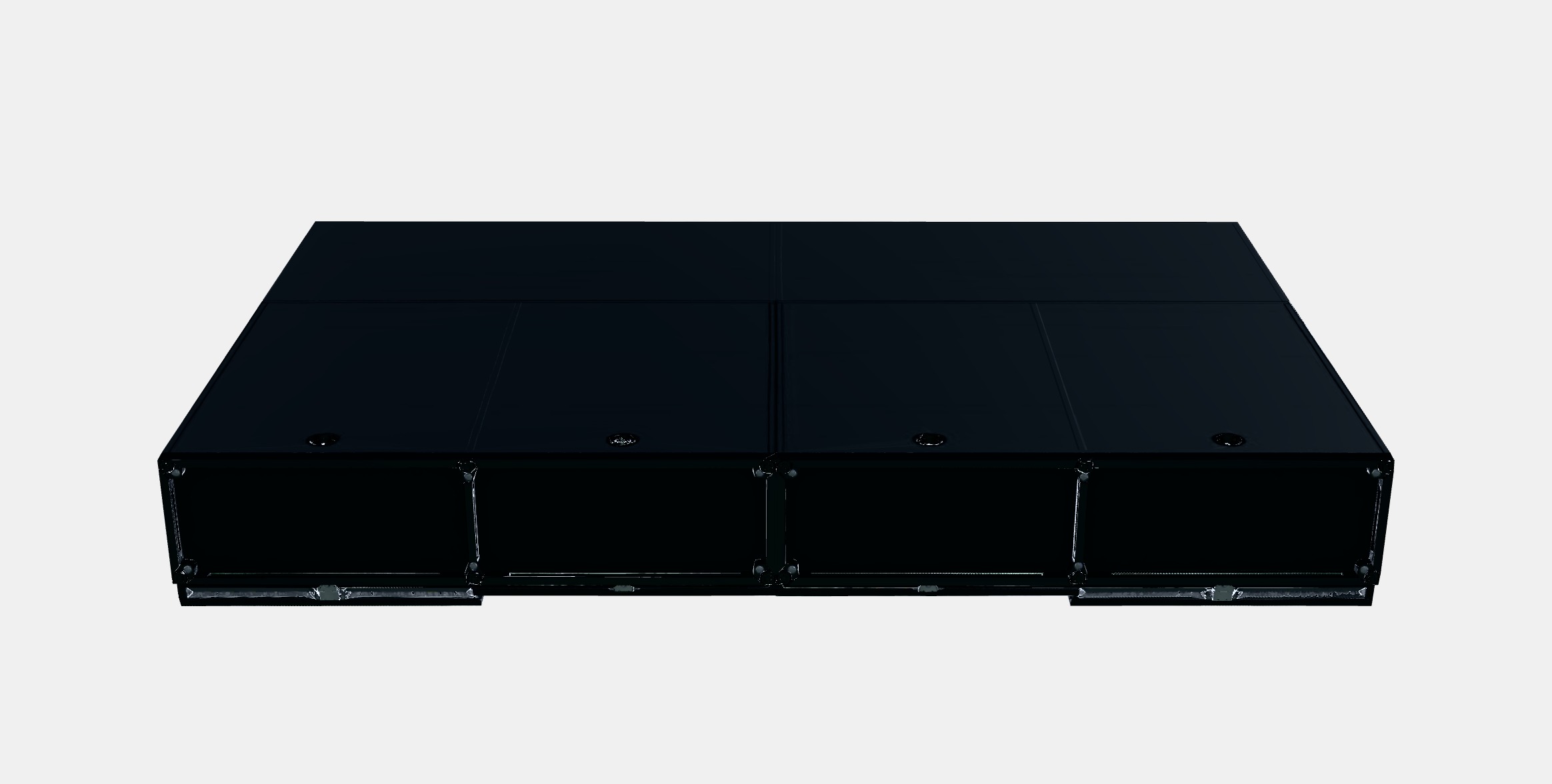 GALANT Storage combination w sliding doors 1 Low-poly 3D model_7