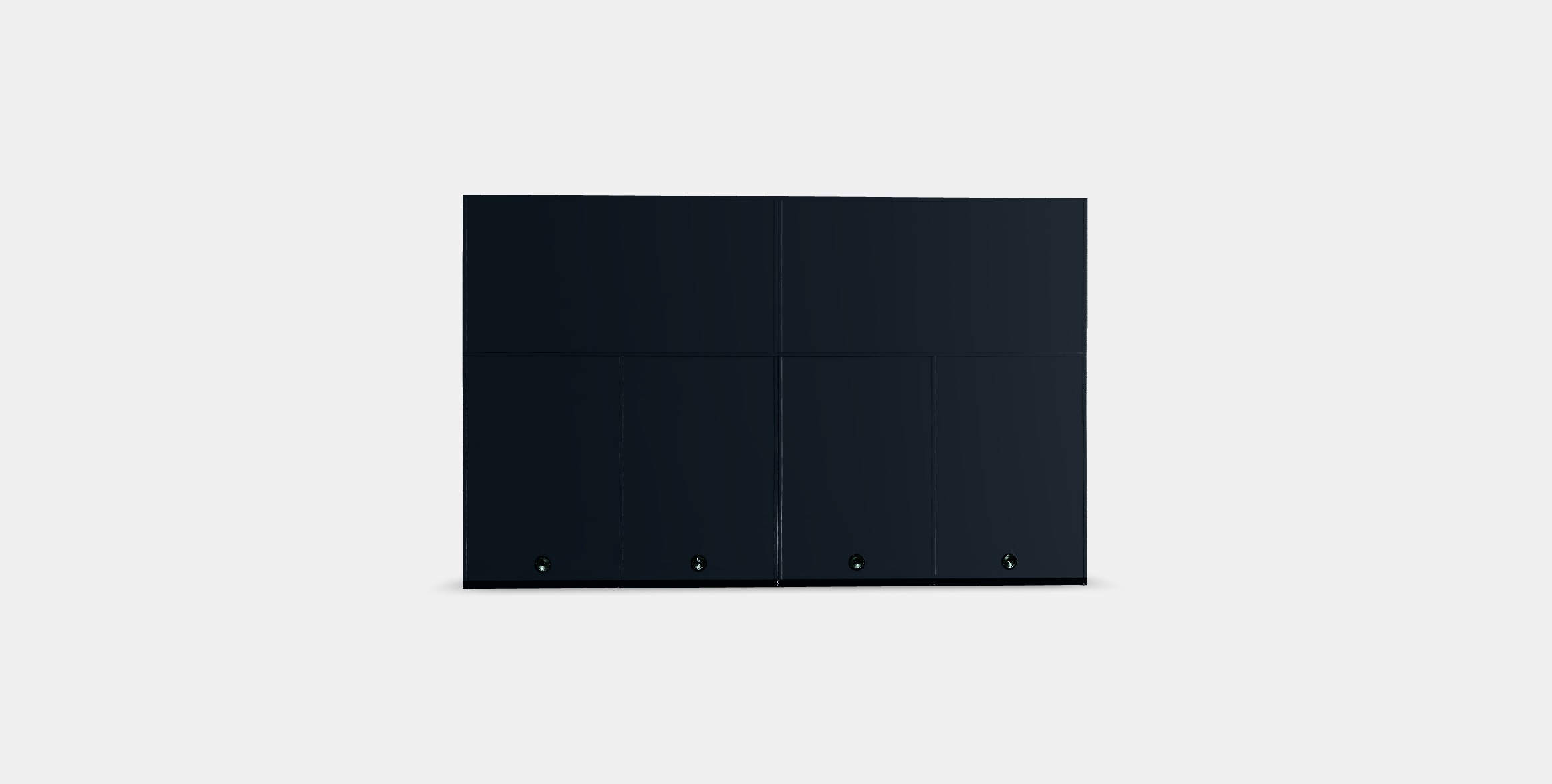 GALANT Storage combination w sliding doors 1 Low-poly 3D model_13