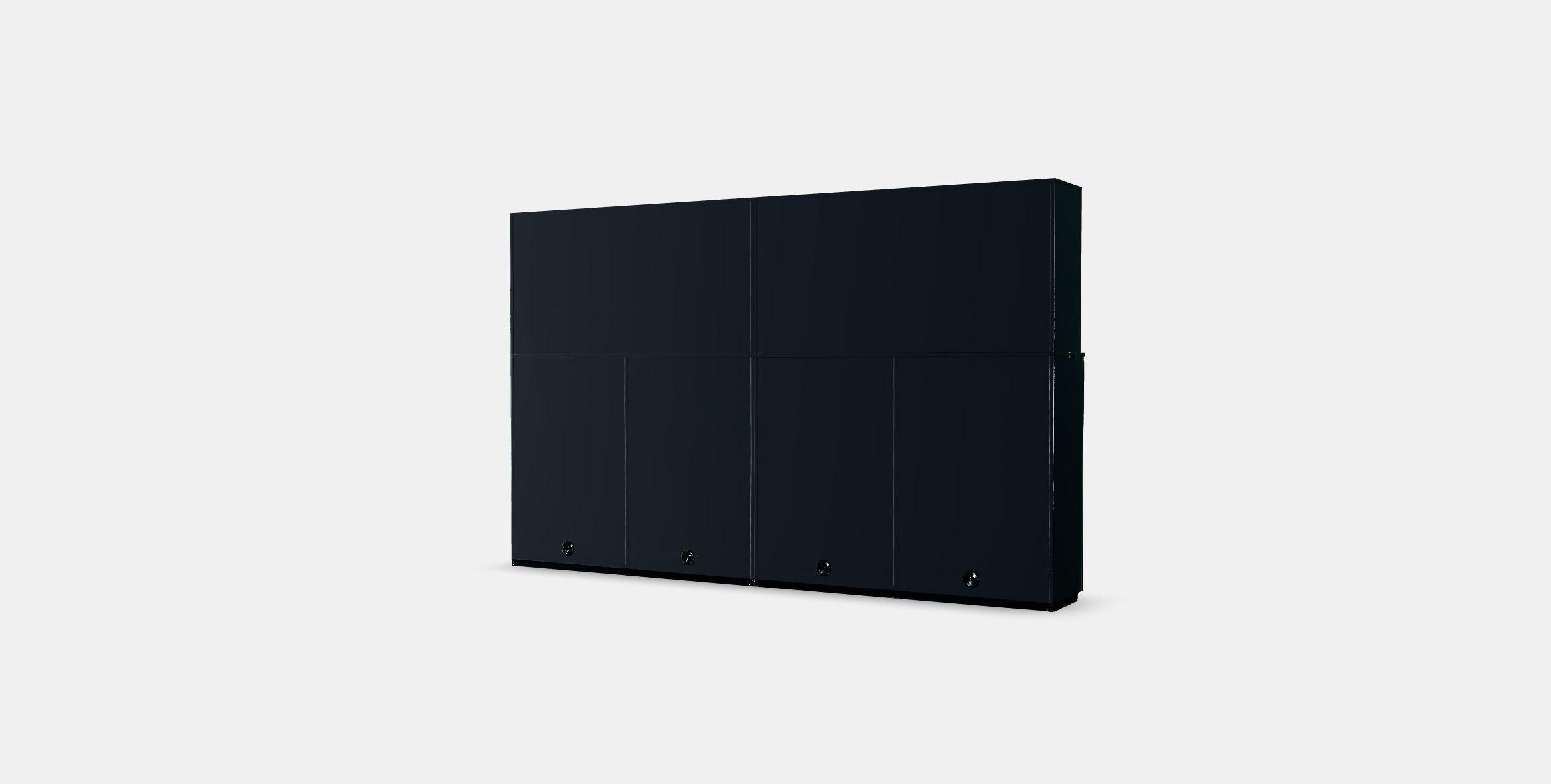 GALANT Storage combination w sliding doors 1 Low-poly 3D model_3