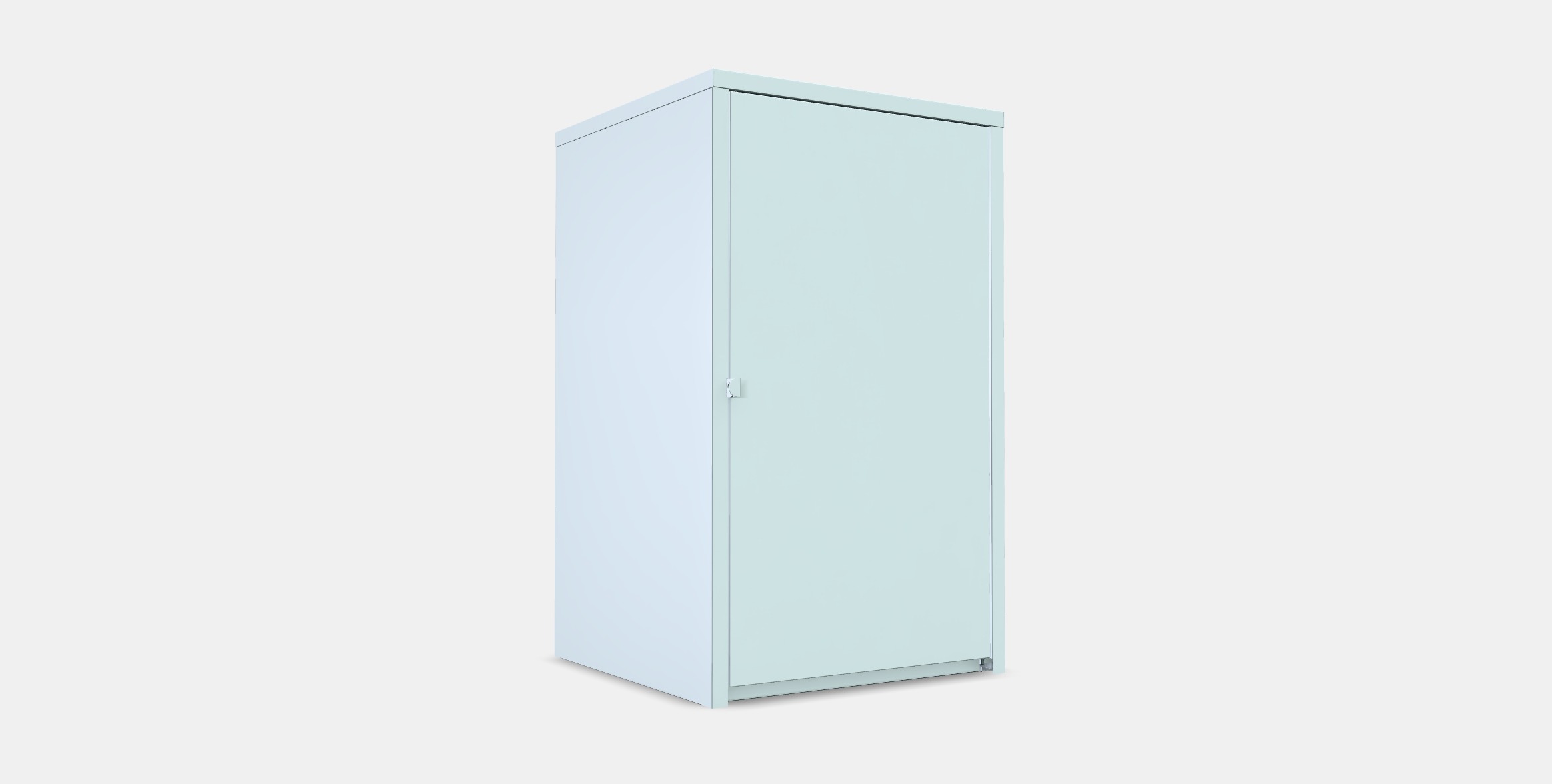 HALLAN Cabinet Low-poly 3D model_3