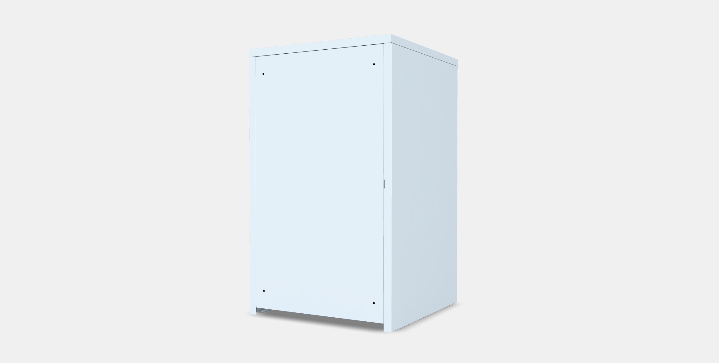 HALLAN Cabinet Low-poly 3D model_5