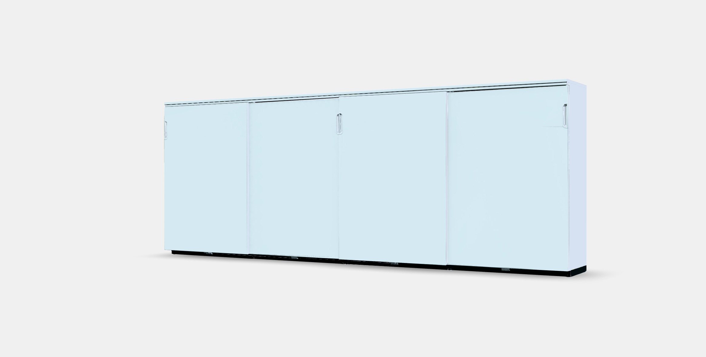 GALANT Storage combination w sliding doors 2 Low-poly 3D model_13