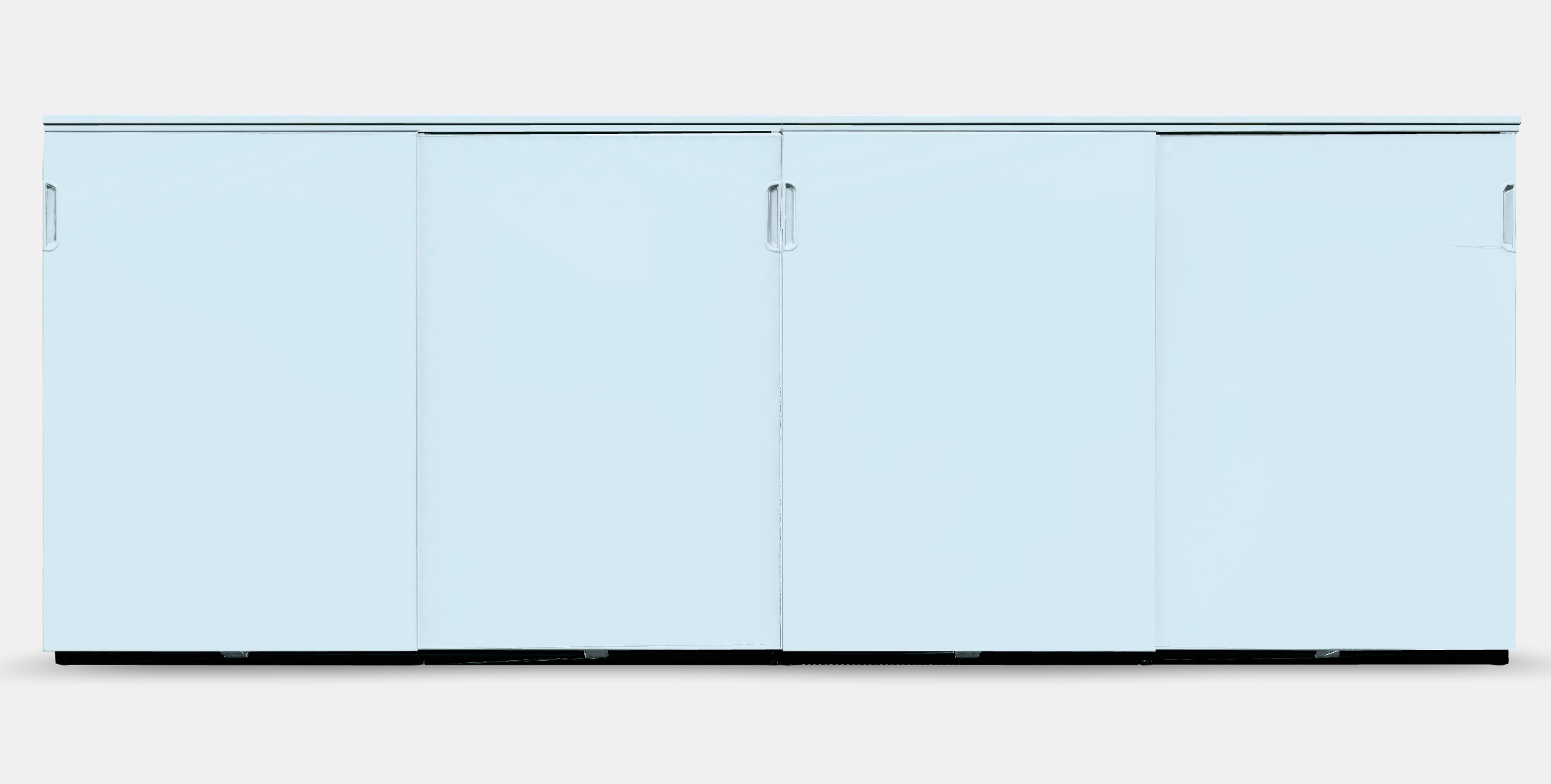 GALANT Storage combination w sliding doors 2 Low-poly 3D model_11