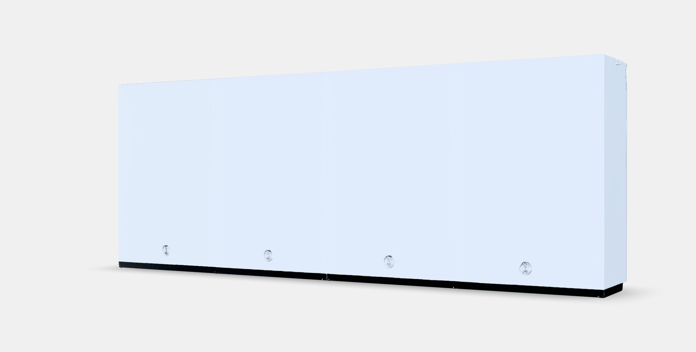 GALANT Storage combination w sliding doors 2 Low-poly 3D model_6