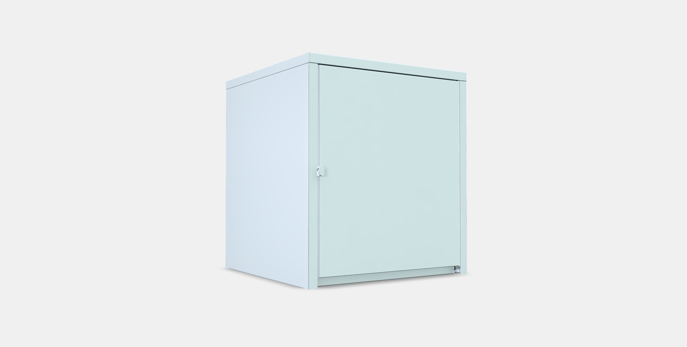 HALLAN Cabinet 1 Low-poly 3D model_3
