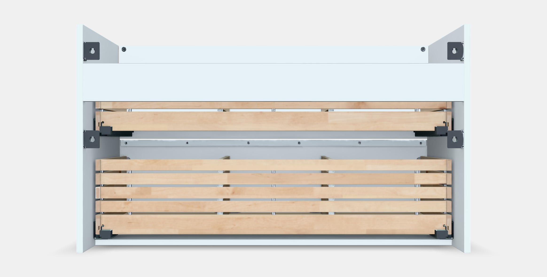GODMORGON Wash-stand with 2 drawers 2 Low-poly 3D model_15