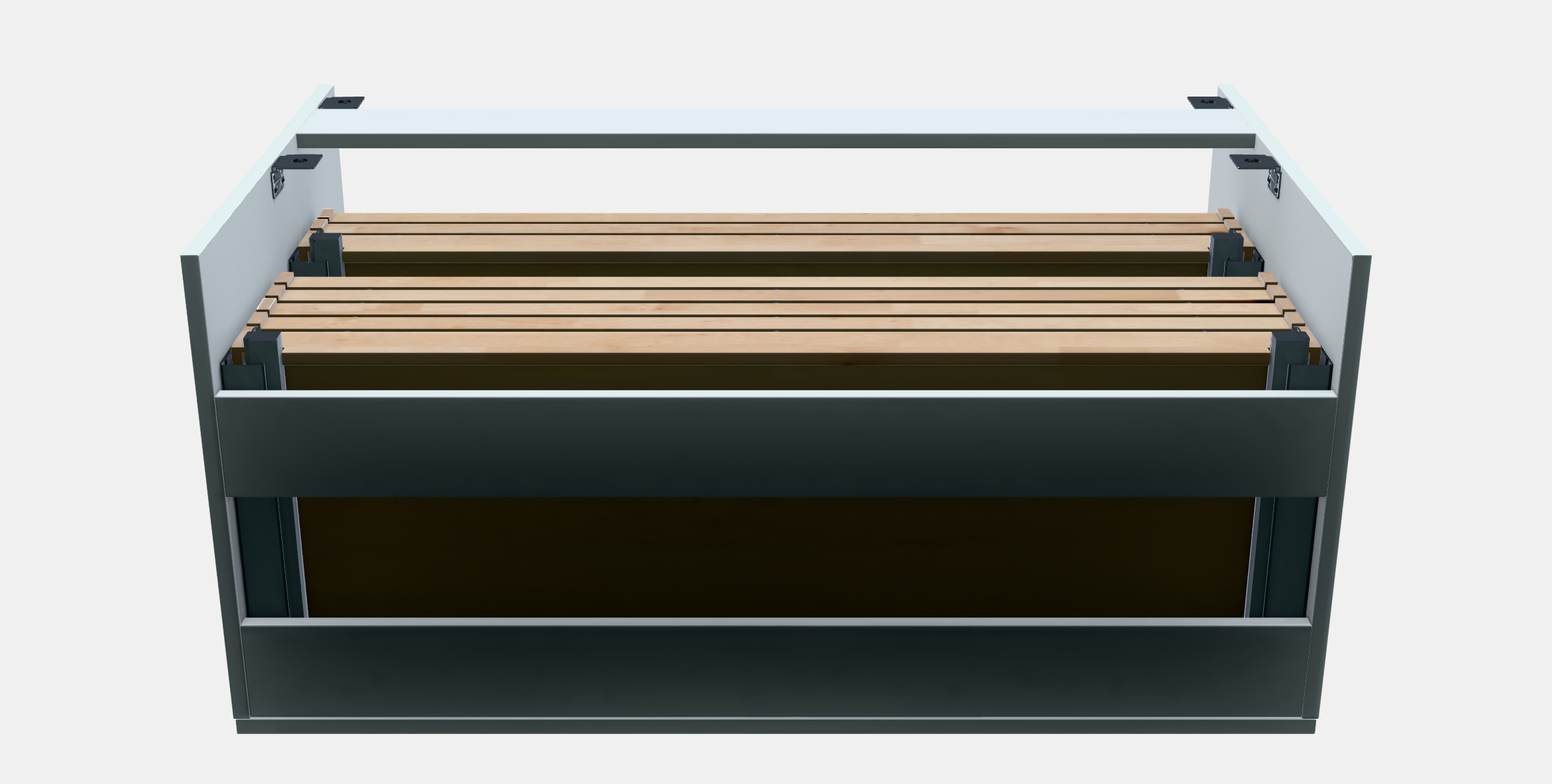 GODMORGON Wash-stand with 2 drawers 2 Low-poly 3D model_7