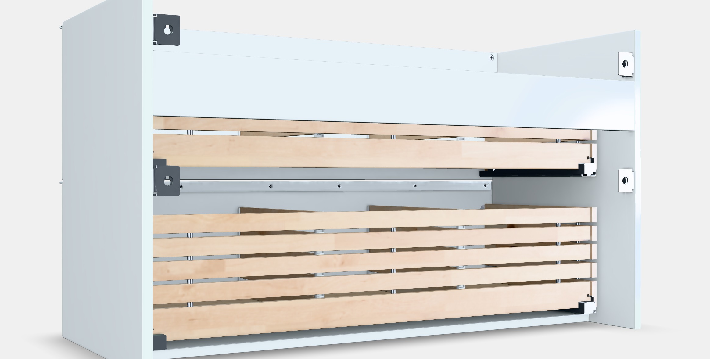GODMORGON Wash-stand with 2 drawers 2 Low-poly 3D model_4