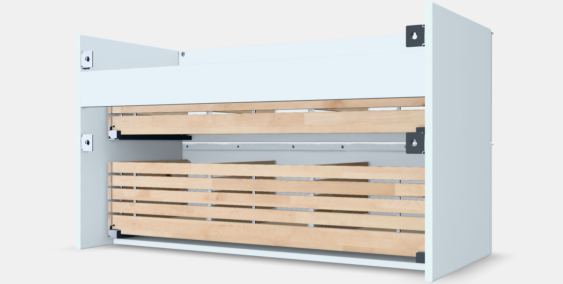 GODMORGON Wash-stand with 2 drawers 2 Low-poly 3D model_9