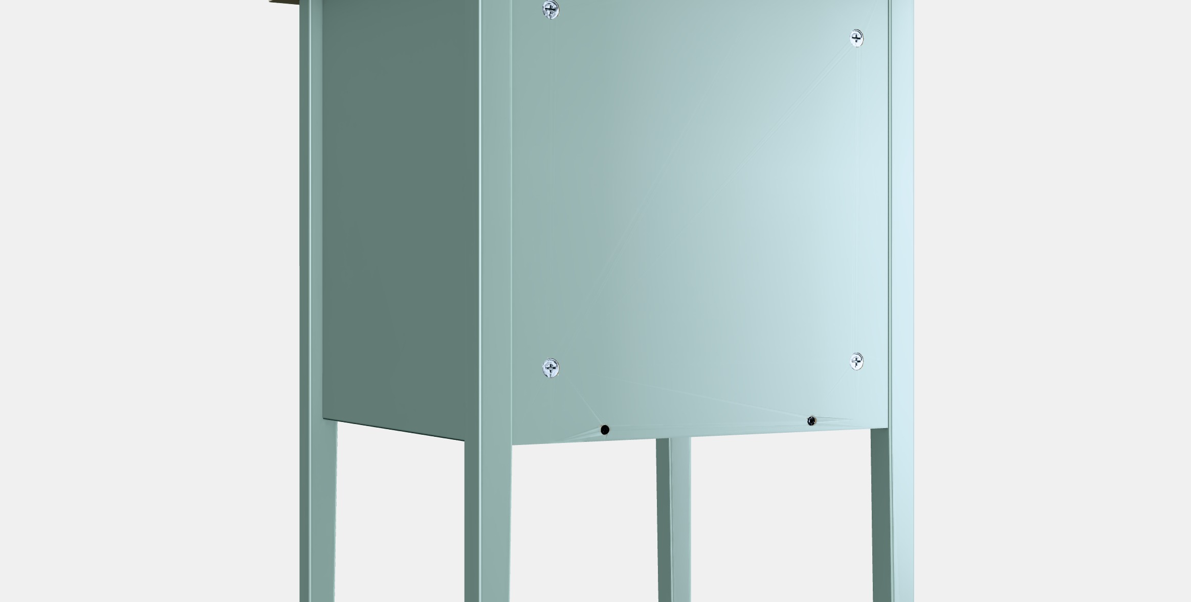 OLDERDALEN Bedside table Low-poly 3D model_2