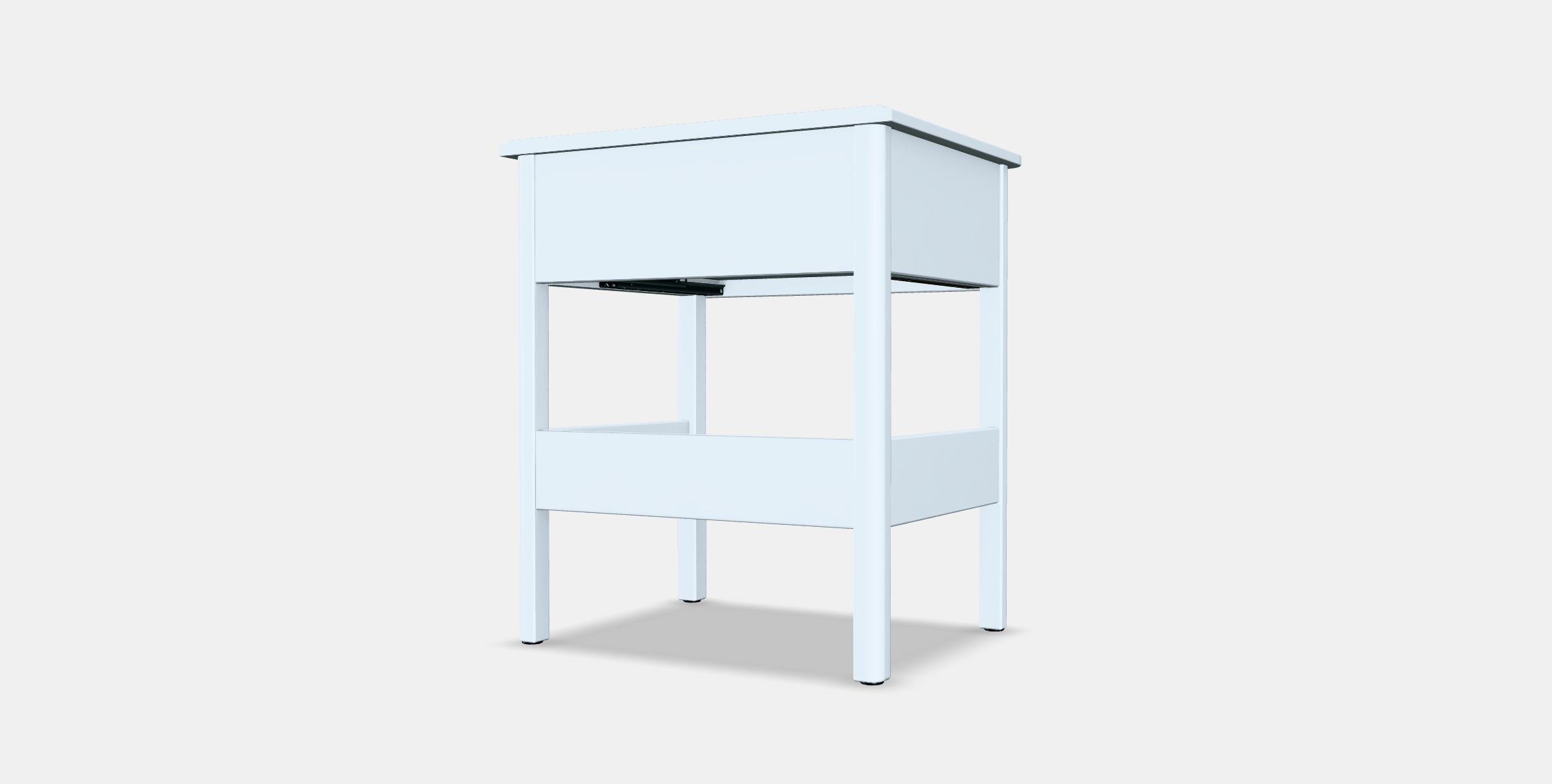 TYSSEDAL Bedside table Low-poly 3D model_5