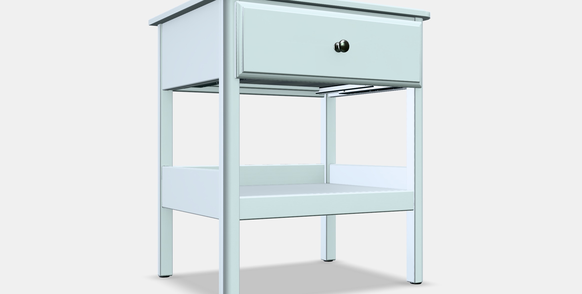 TYSSEDAL Bedside table Low-poly 3D model_9