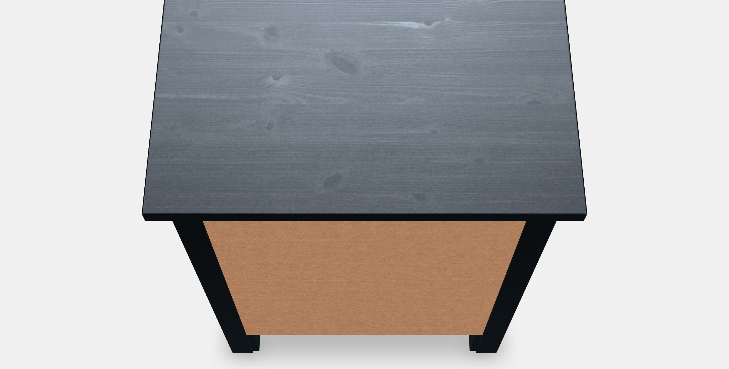 HEMNES Chest of 2 drawers Low-poly 3D model_2