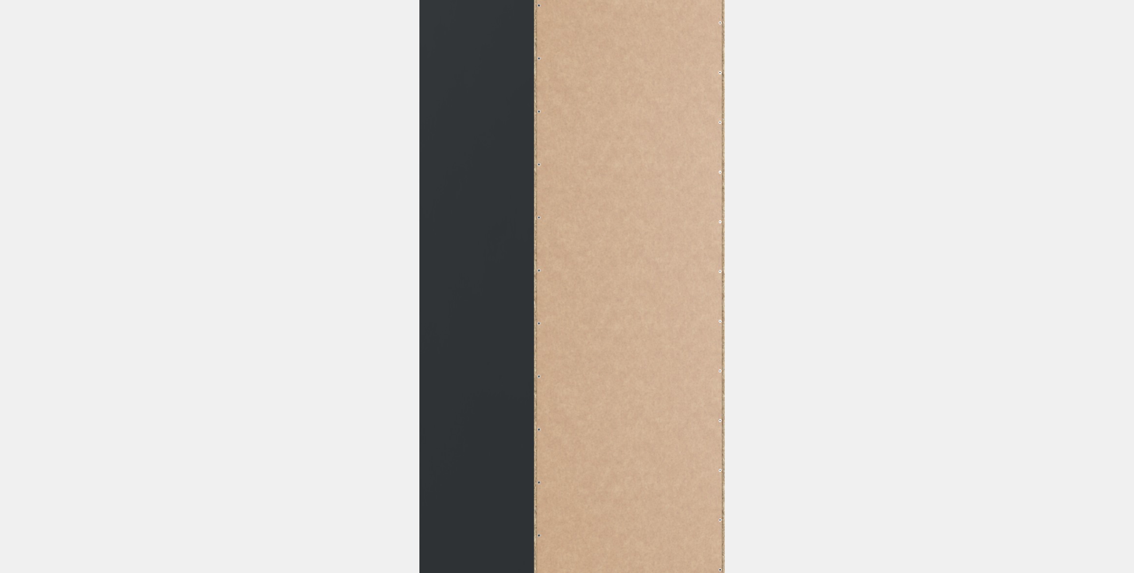 PAX Wardrobe frame 5 Low-poly 3D model_5