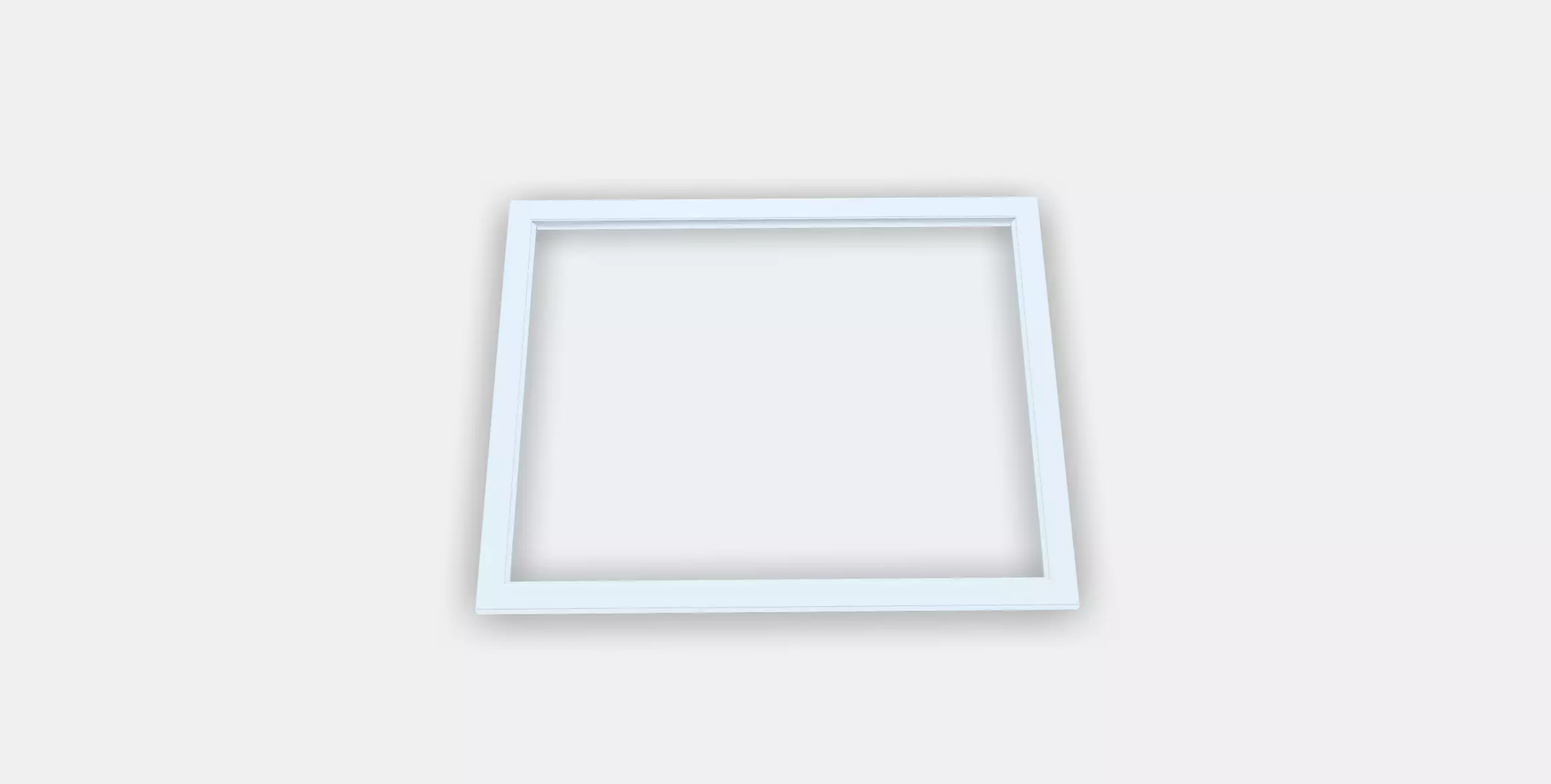 KOMPLEMENT Glass shelf Low-poly 3D model_0