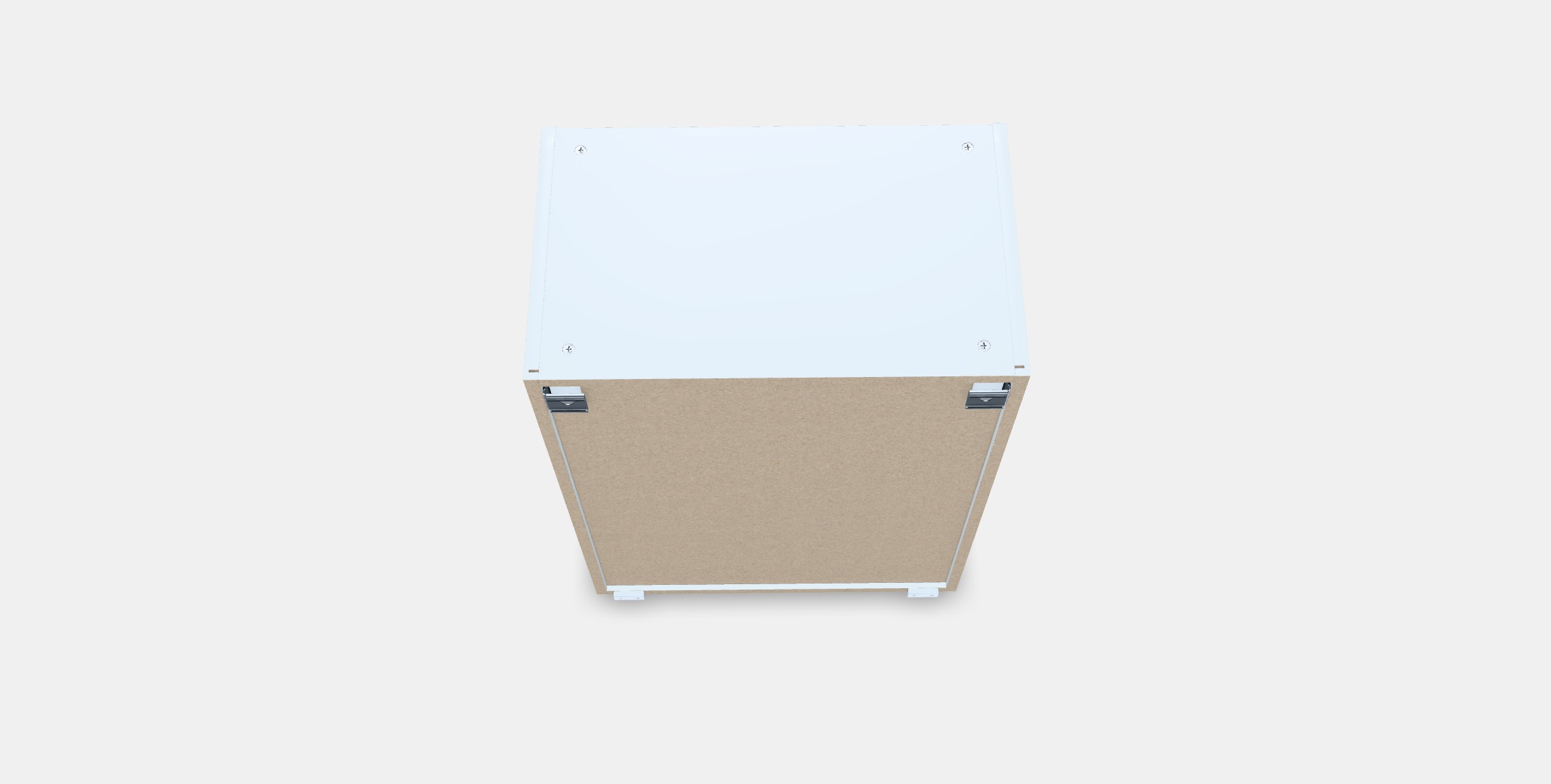 METOD Wall cabinet frame Low-poly 3D model_2