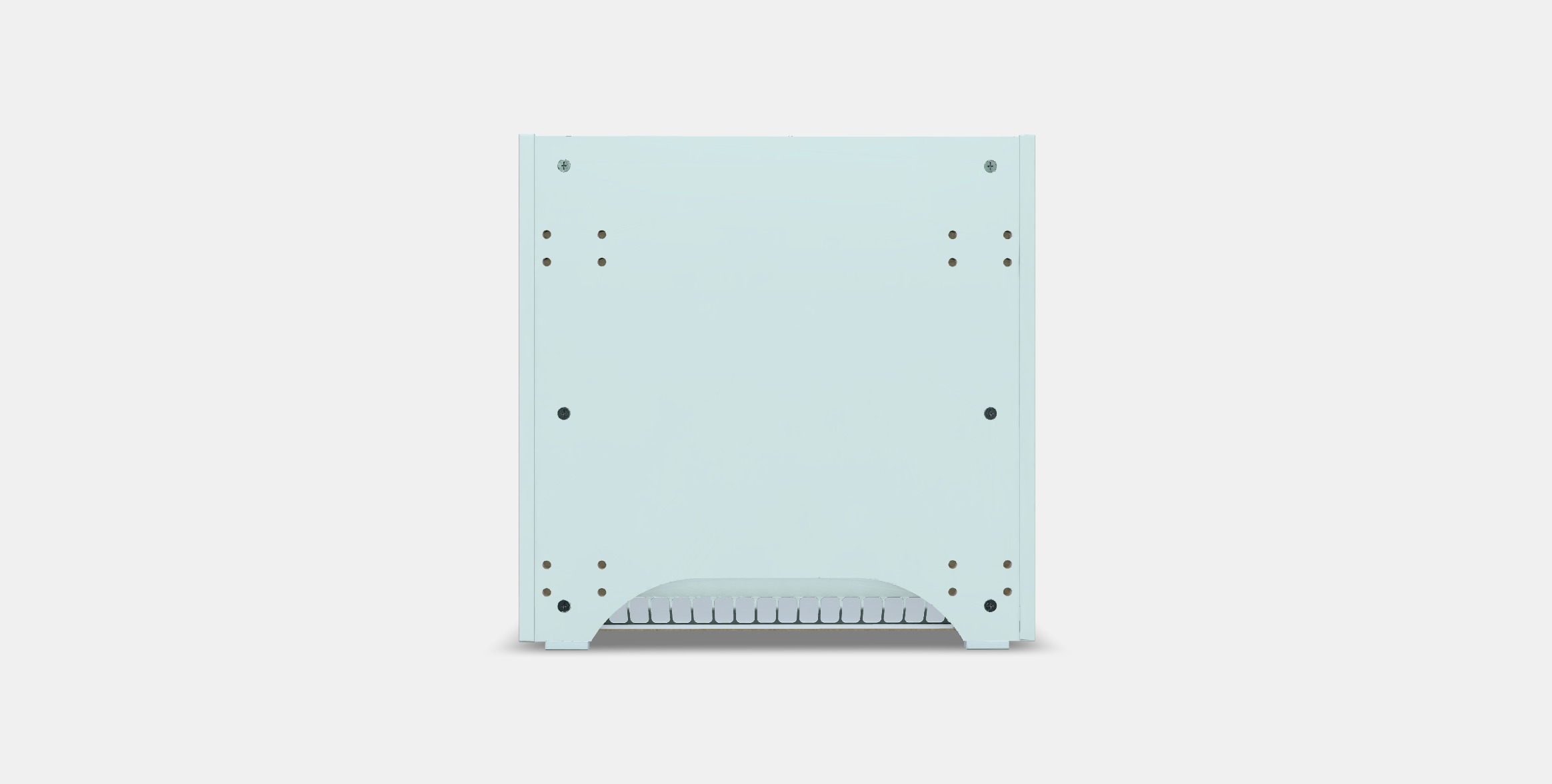 METOD Fridge-freezer top cabinet frame Low-poly 3D model_10