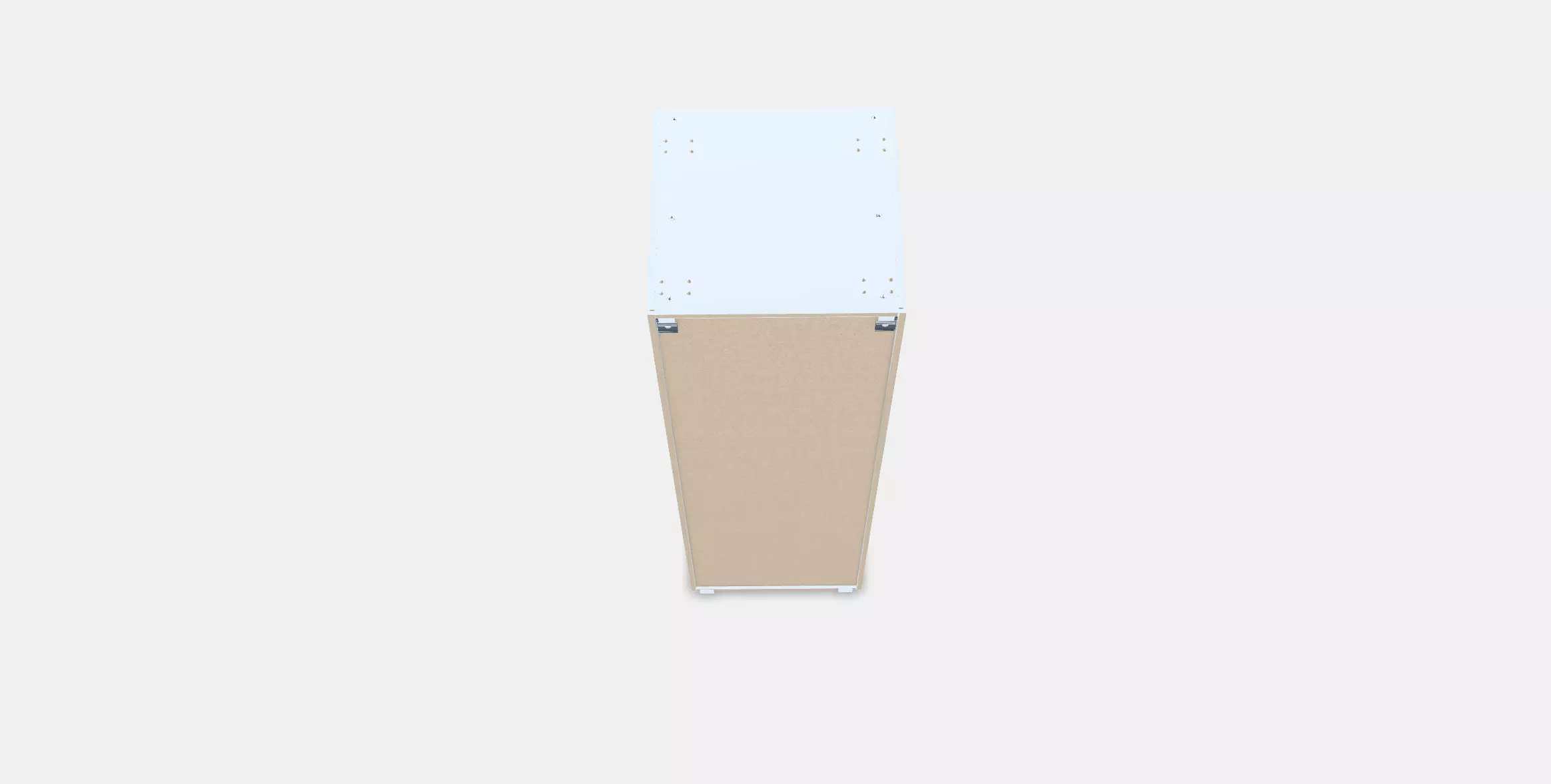 METOD High cabinet frame Low-poly 3D model_0