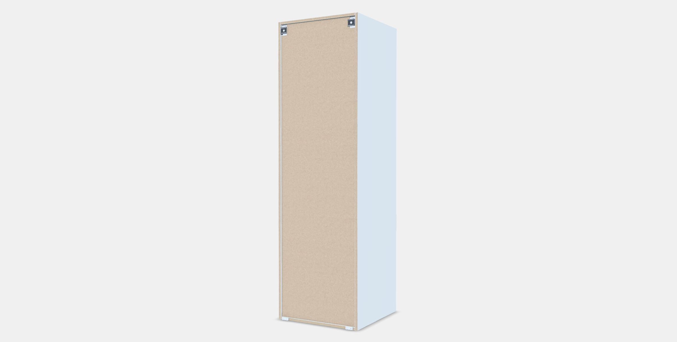 METOD High cabinet frame Low-poly 3D model_5