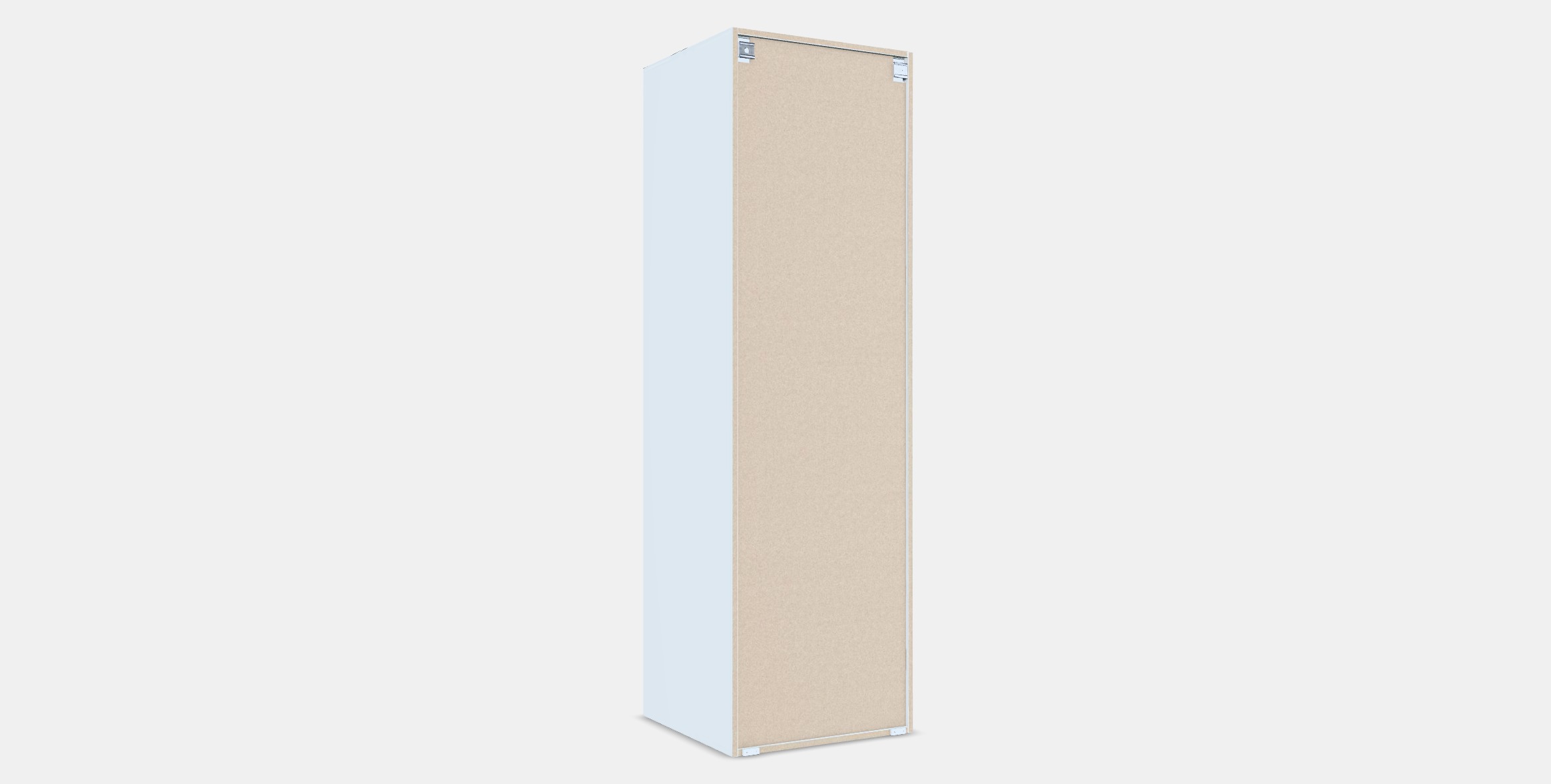 METOD High cabinet frame Low-poly 3D model_16