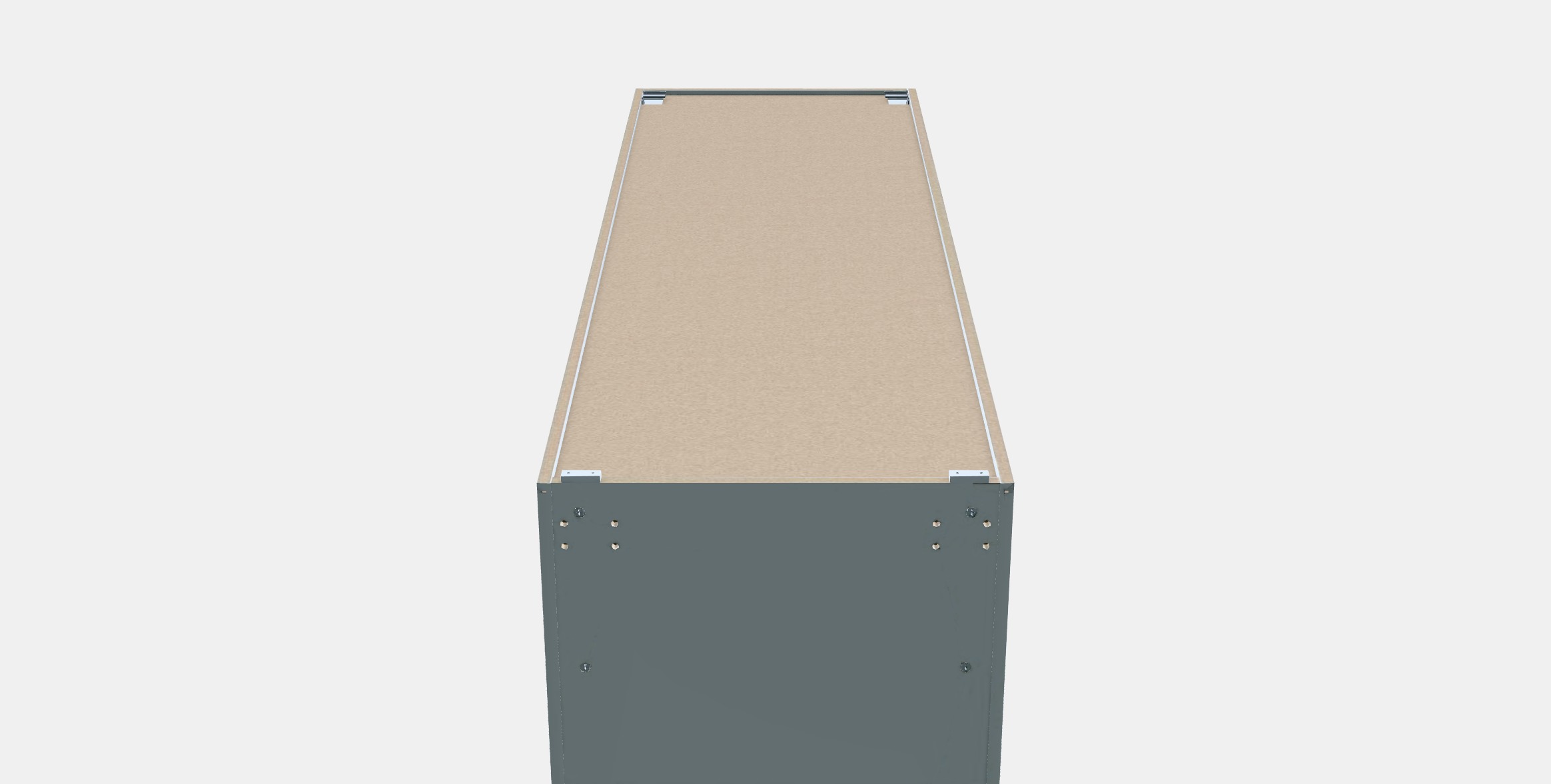 METOD High cabinet frame Low-poly 3D model_8