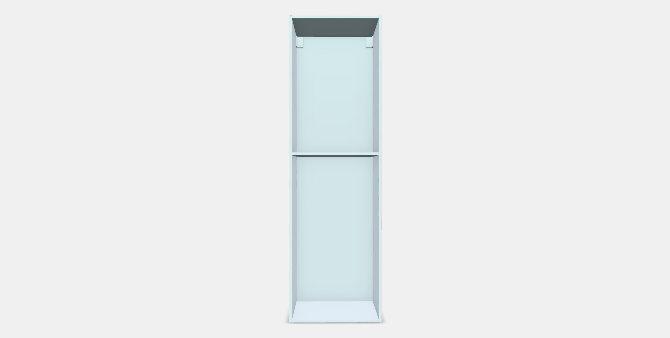 METOD High cabinet frame Low-poly 3D model_10