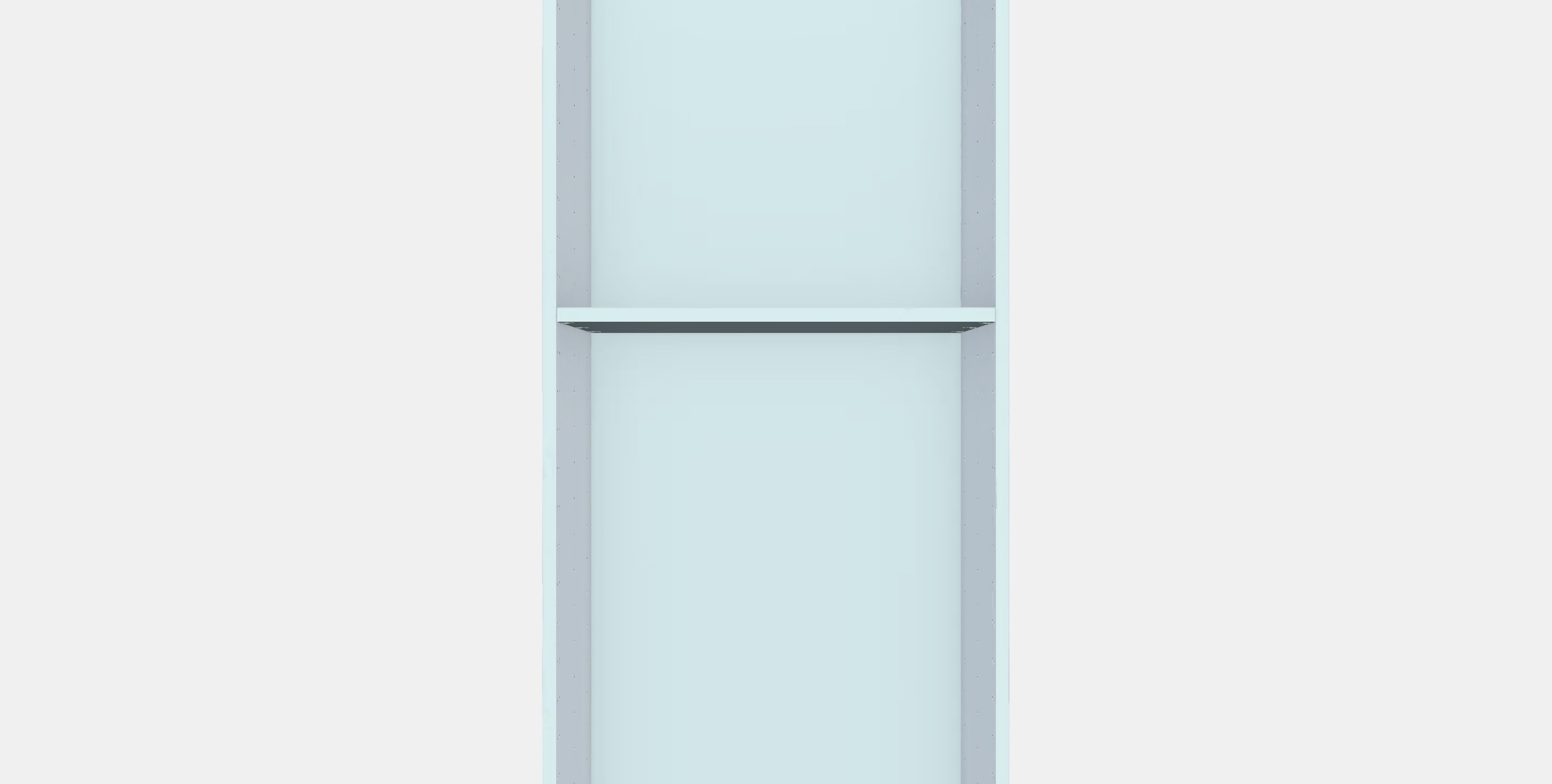 METOD High cabinet frame Low-poly 3D model_11