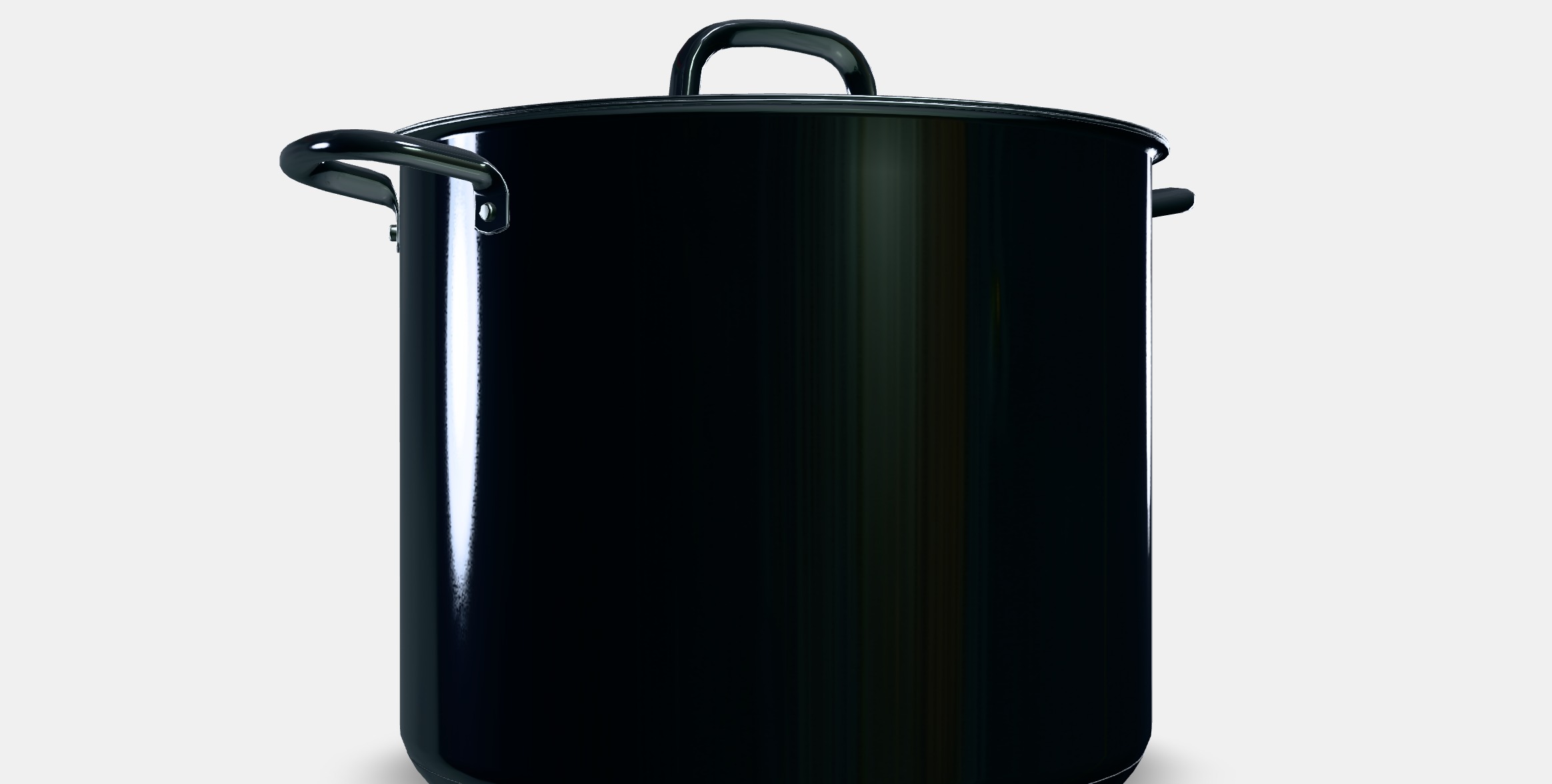 IKEA 365 Pot with lid Low-poly 3D model_9