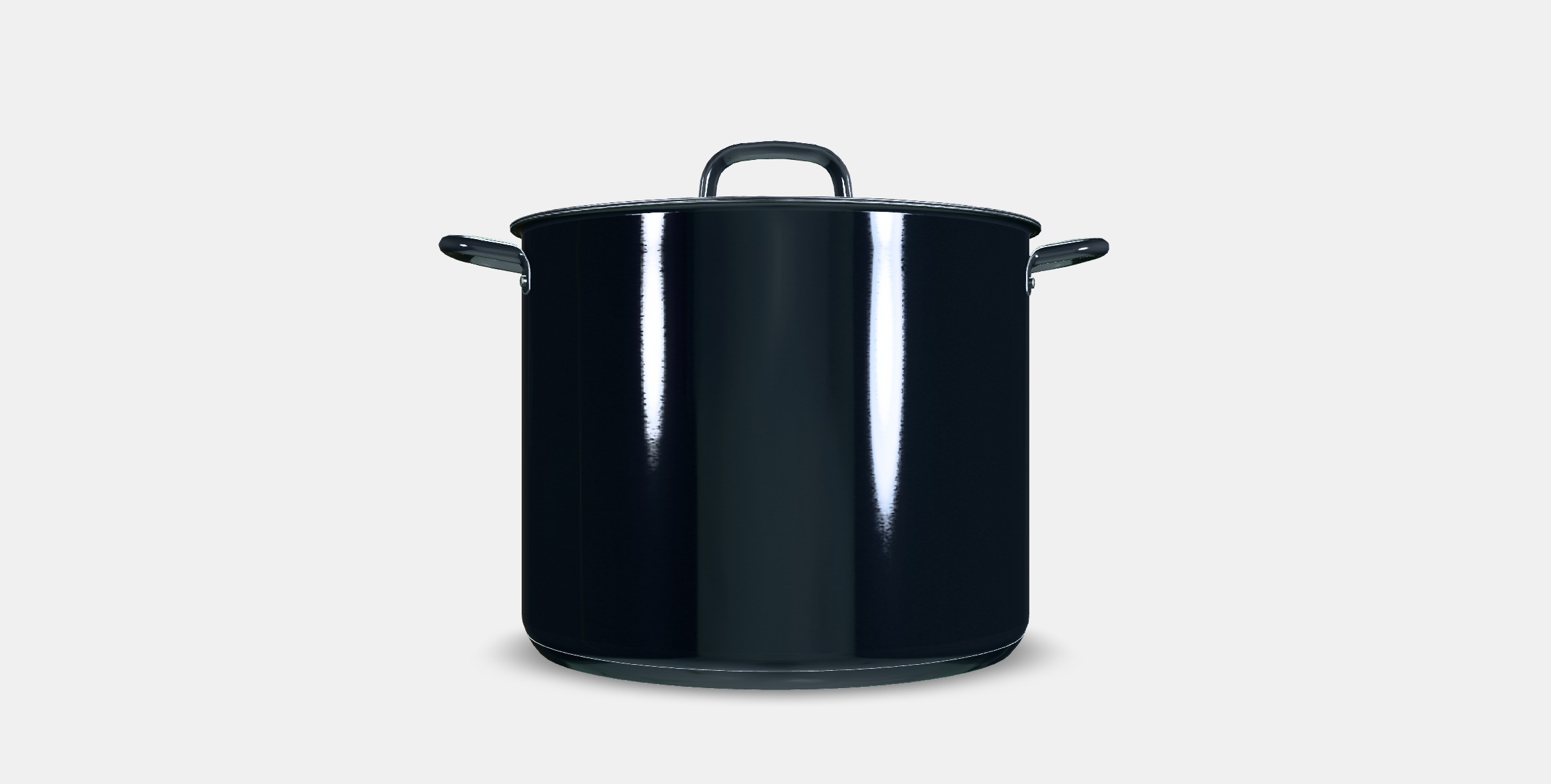 IKEA 365 Pot with lid Low-poly 3D model_14