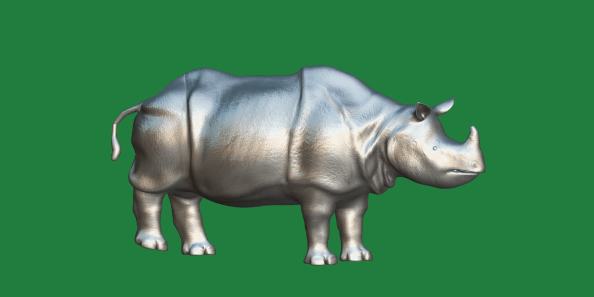 Indian Rhinoceros 3D model_13