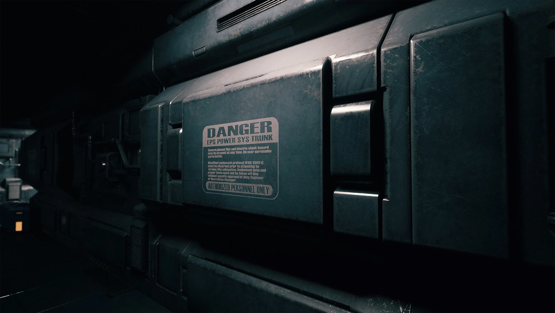 Sci-fi Interior Low-poly 3D model_3