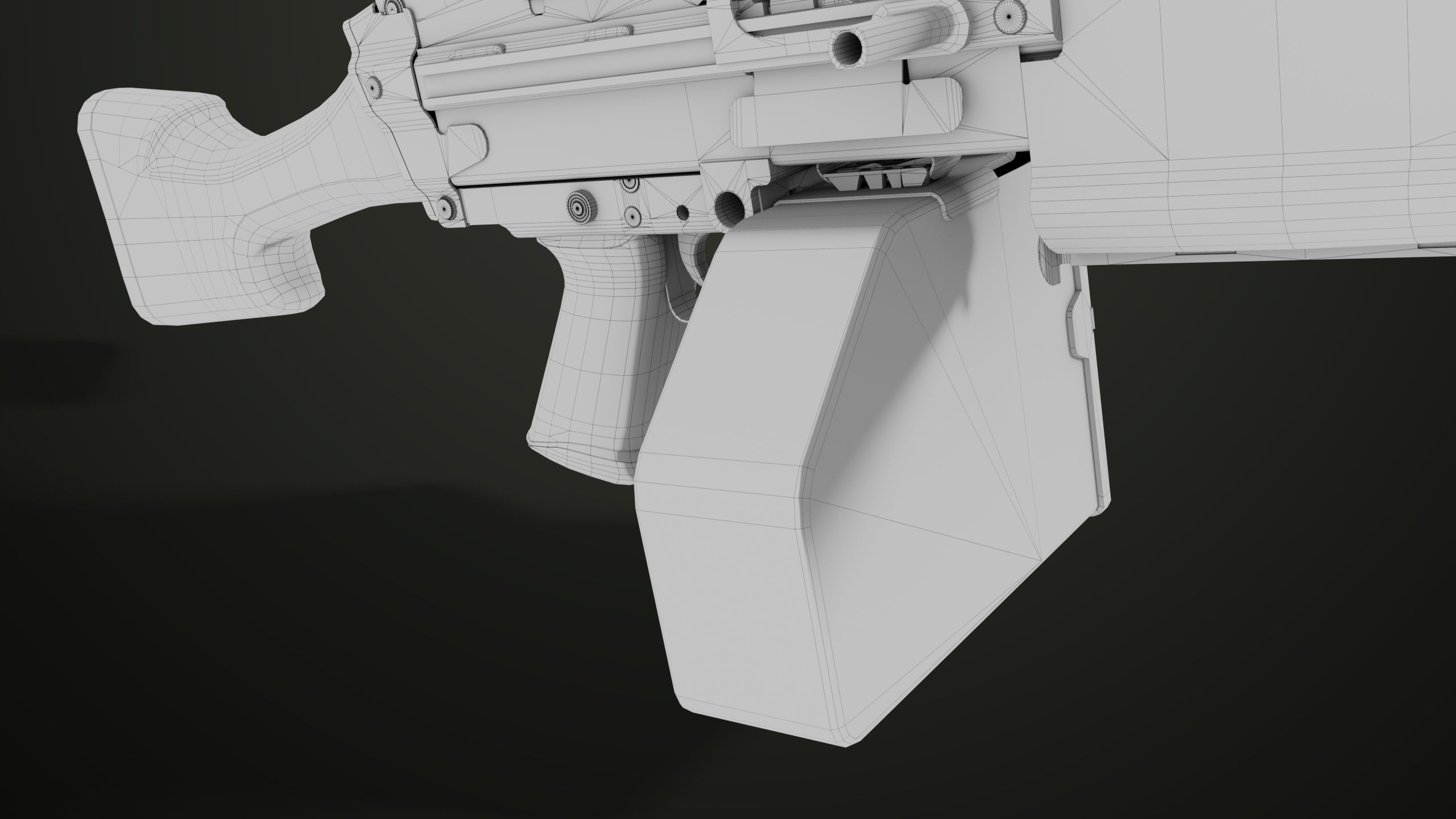 Machine Gun 12 All PBR Unity UE Textures Low-poly 3D model_55