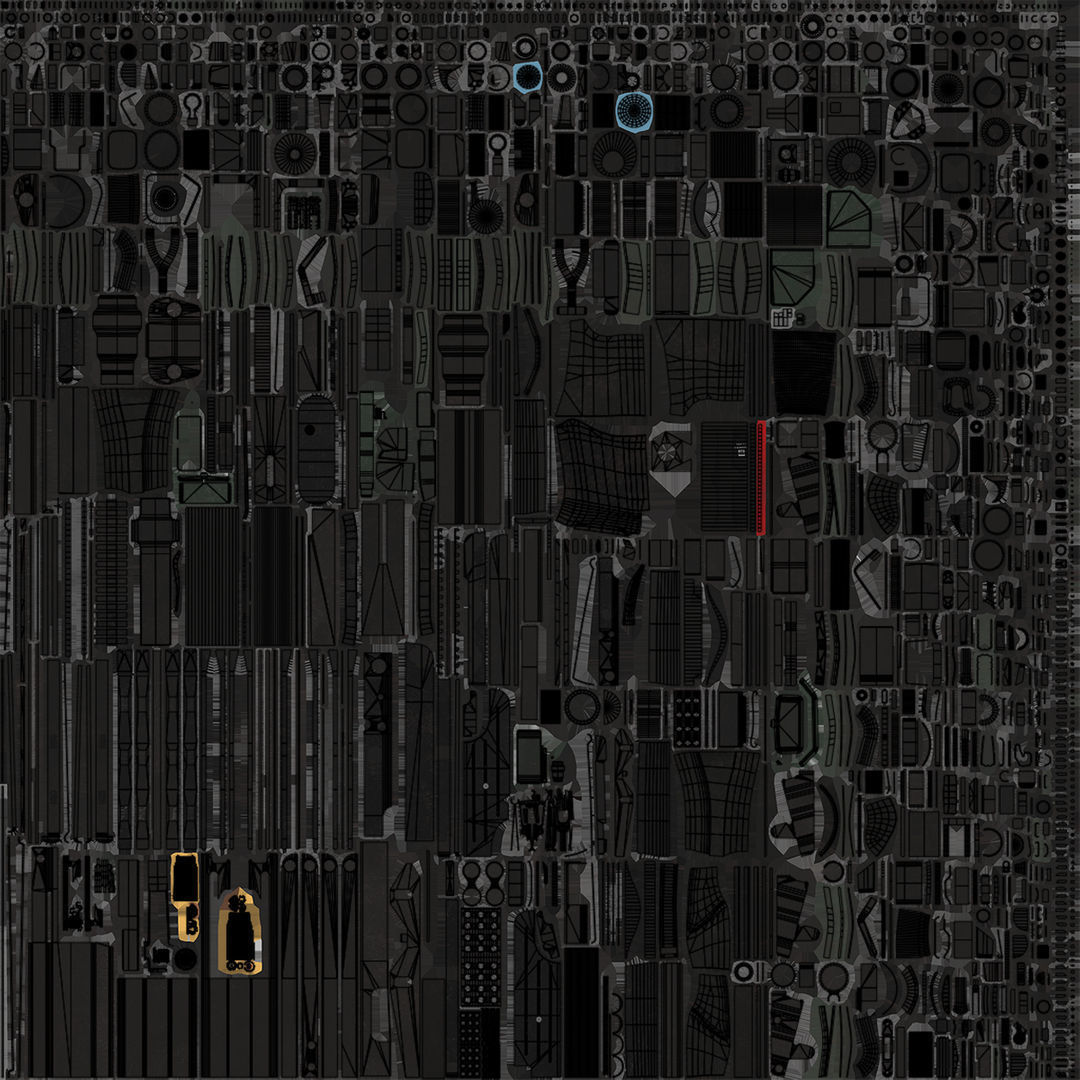 Machine Gun 12 All PBR Unity UE Textures Low-poly 3D model_62