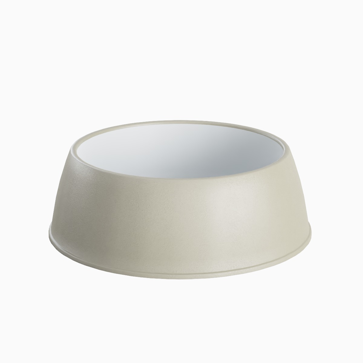 Plastic Dog Bowl B 05 Low-poly 3D model_3