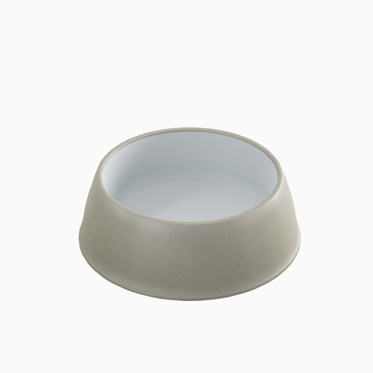 Plastic Dog Bowl B 05 Low-poly 3D model_2