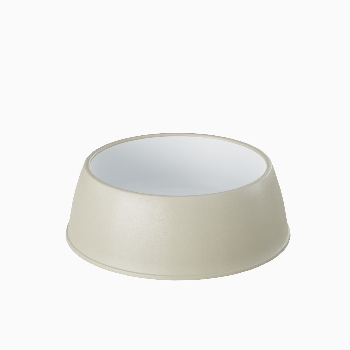 Plastic Dog Bowl B 05 Low-poly 3D model_5