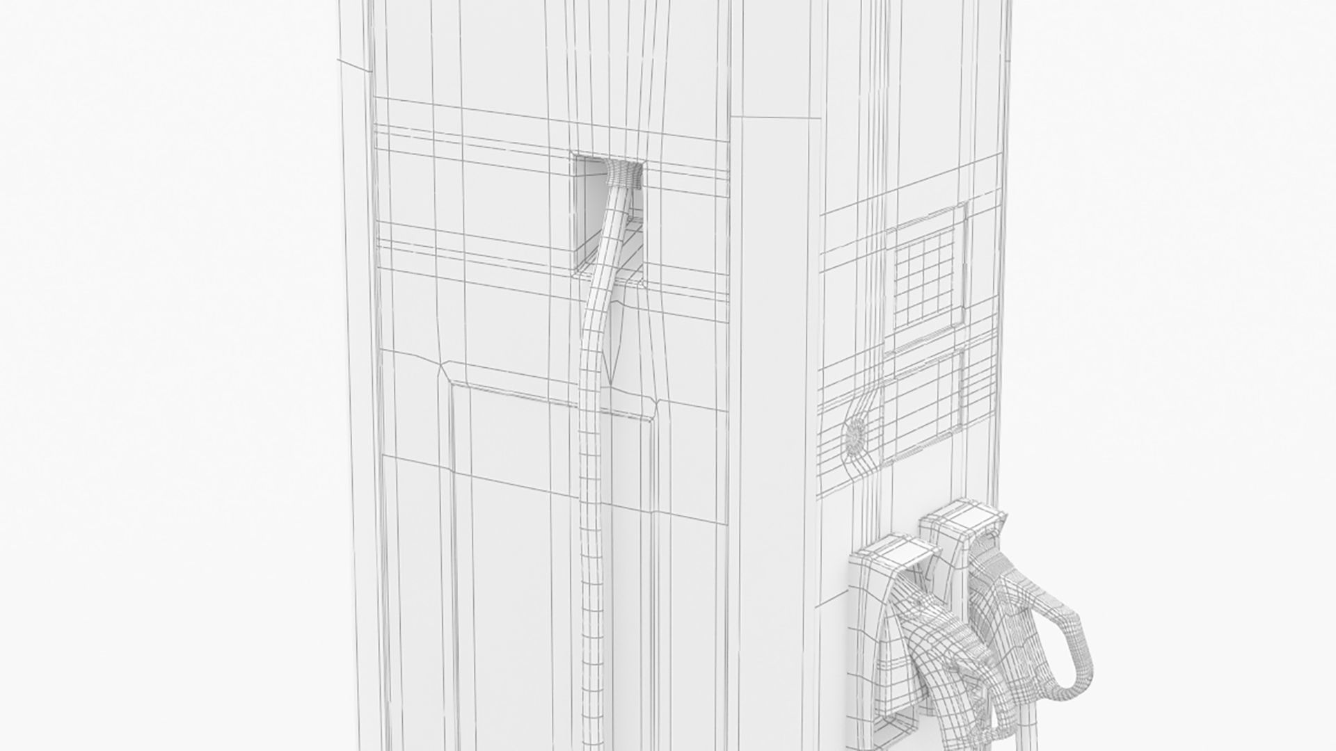 ABB Terra 124 CC EV Charger Station 3D model_14