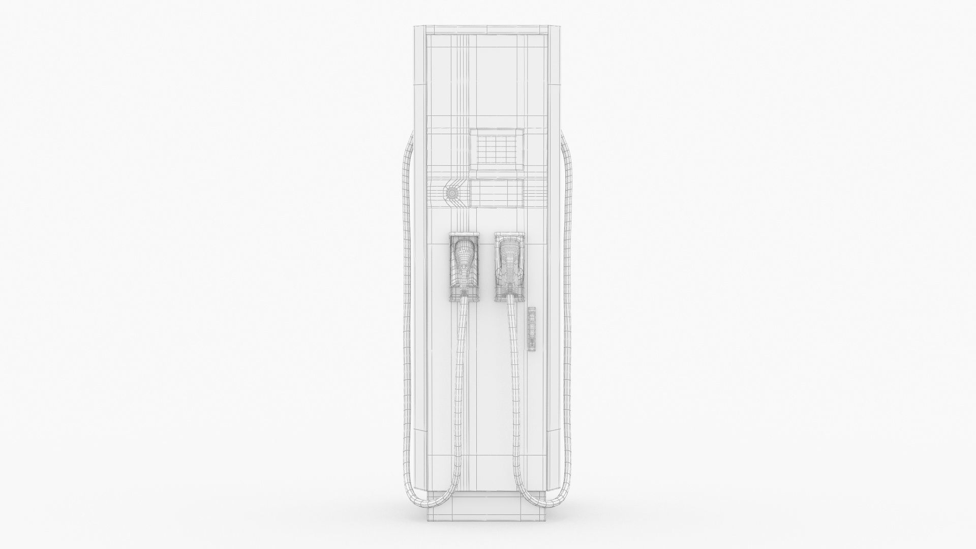 ABB Terra 124 CC EV Charger Station 3D model_6
